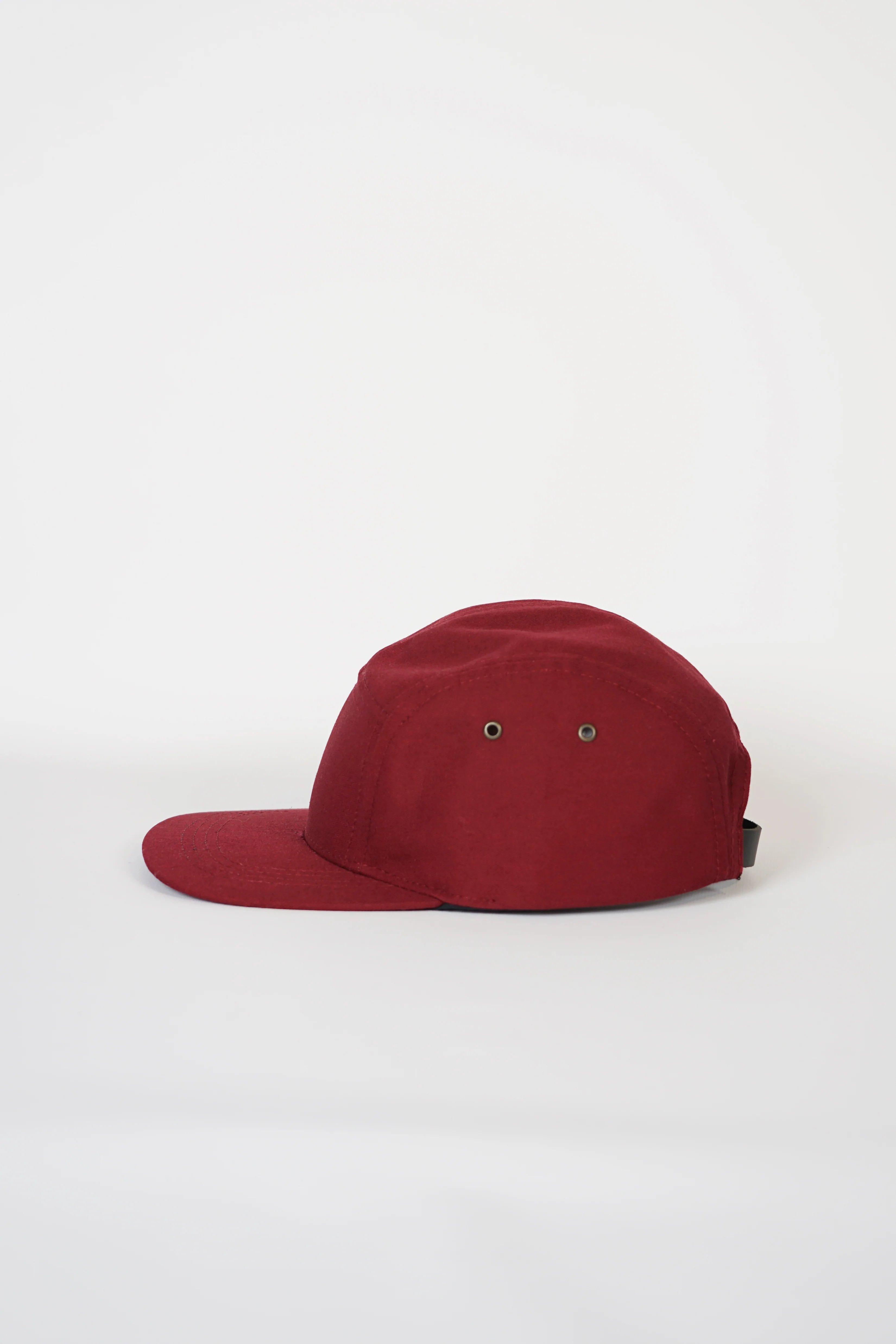 5-Panel Cap Made in USA Burgundy - Image 4