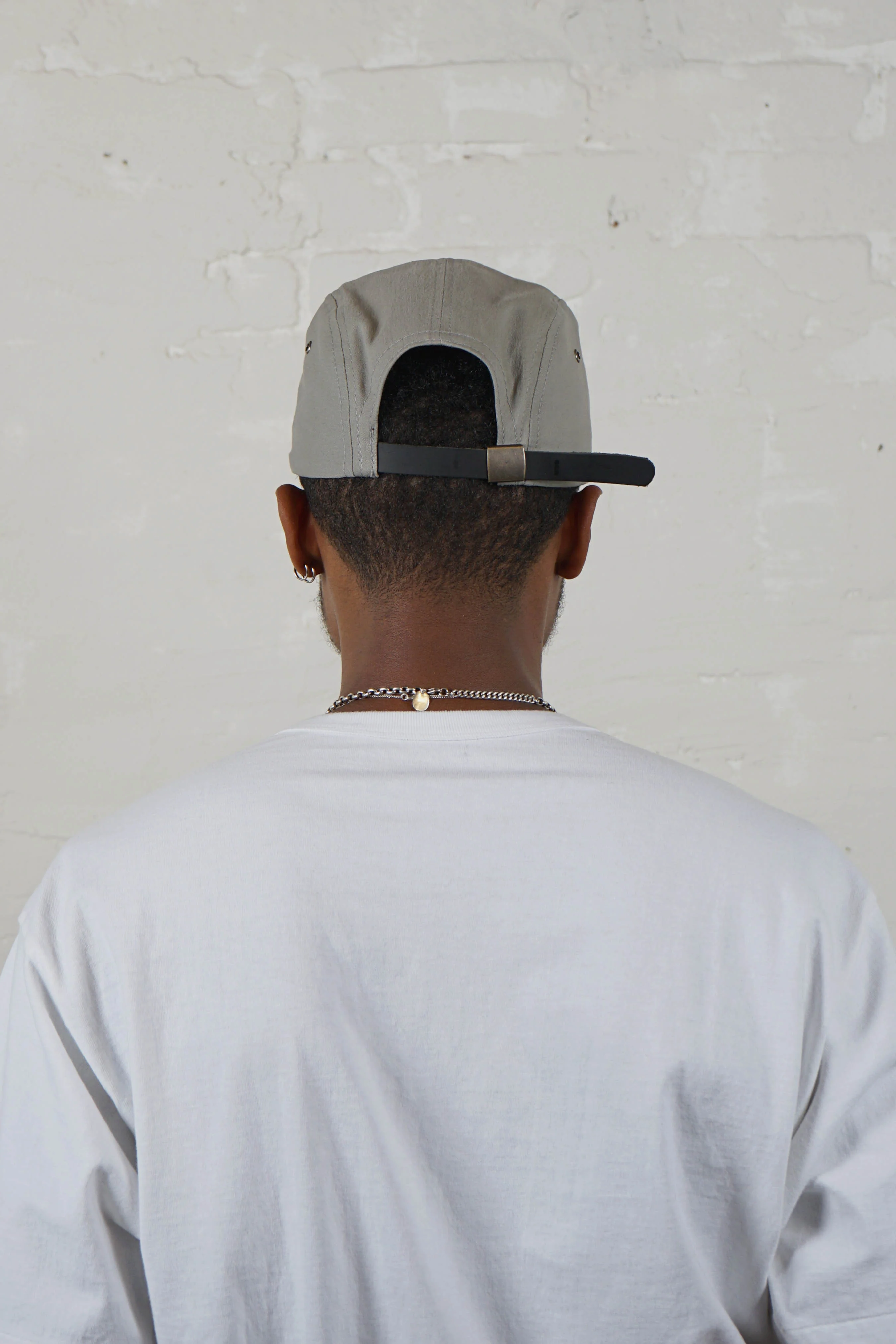 5-Panel Cap Made in USA Light Grey - Image 7