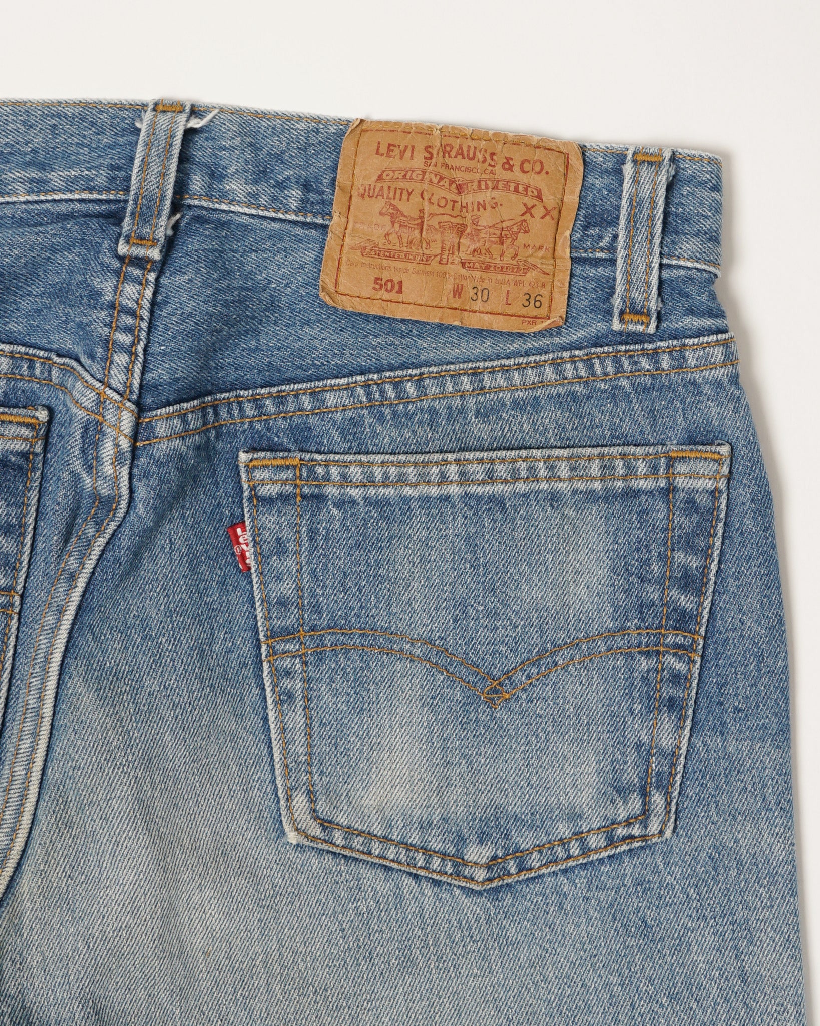 501 Straight Fit Denim Pants / size: 28 - Image 7