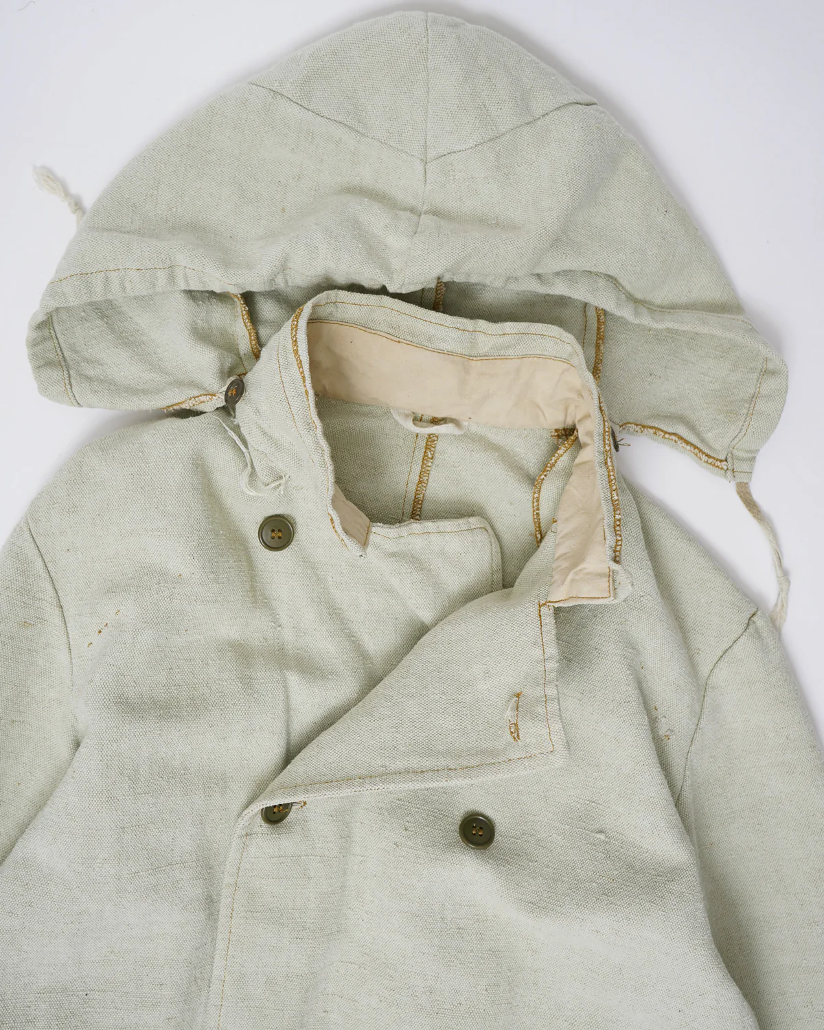 Canvas Hooded Coat - Image 3