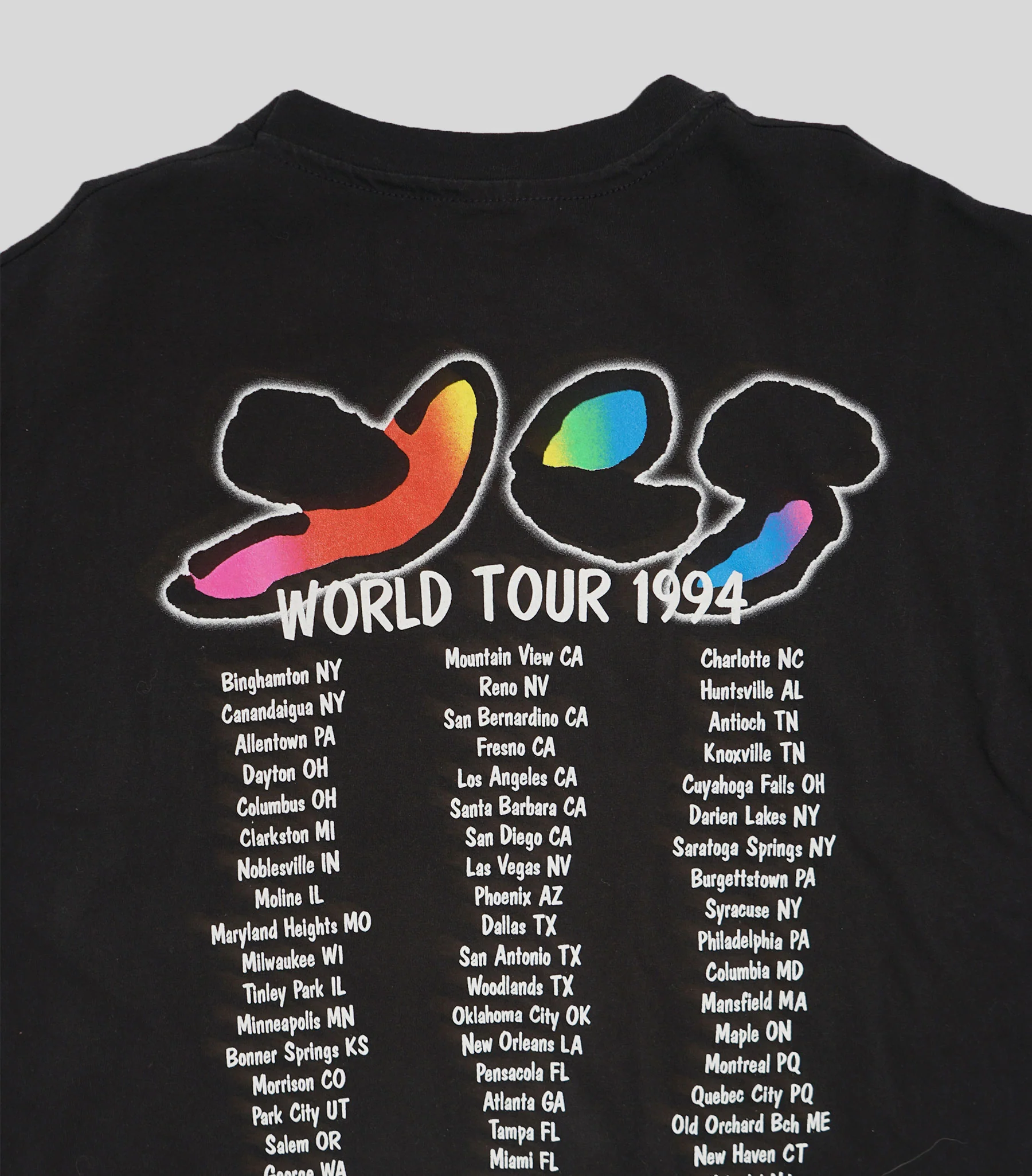 1994 Peter Max Talk Yes World Tour Tee - Image 6