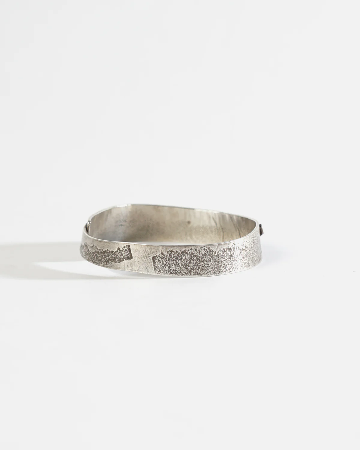 Navajo Silver Cuff Bracelet - Image 3