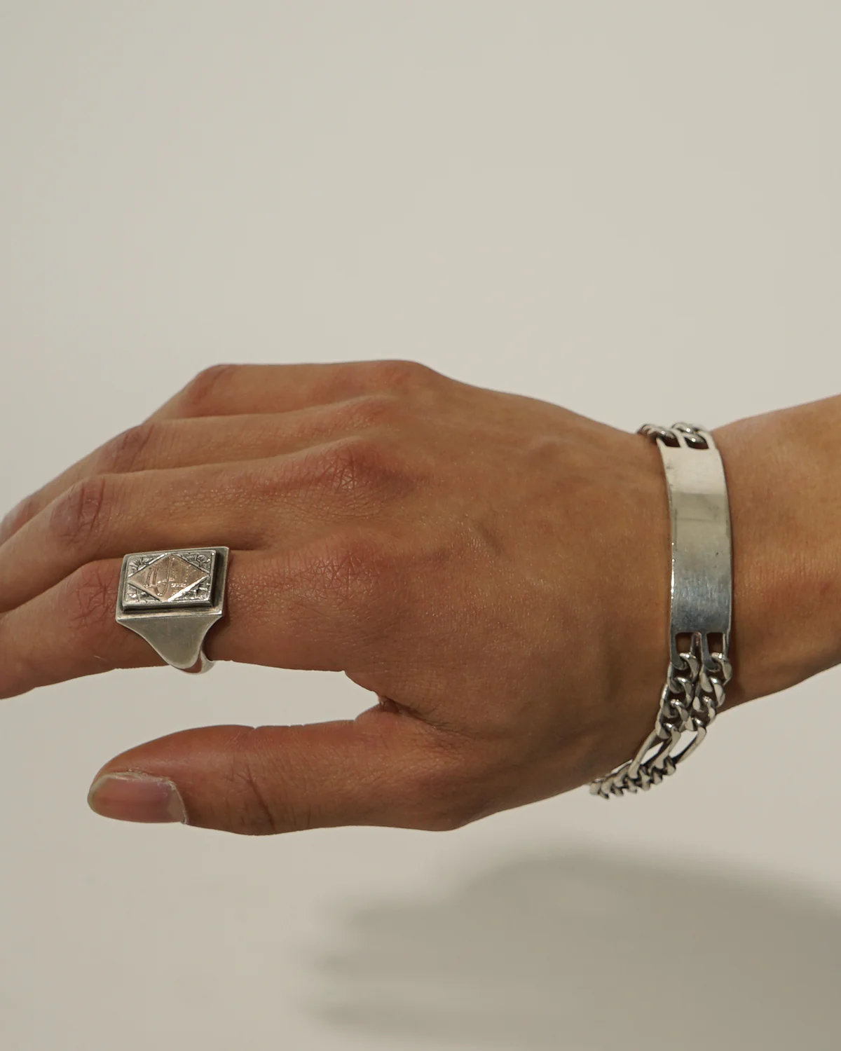 Silver ID Bracelet - Image 3