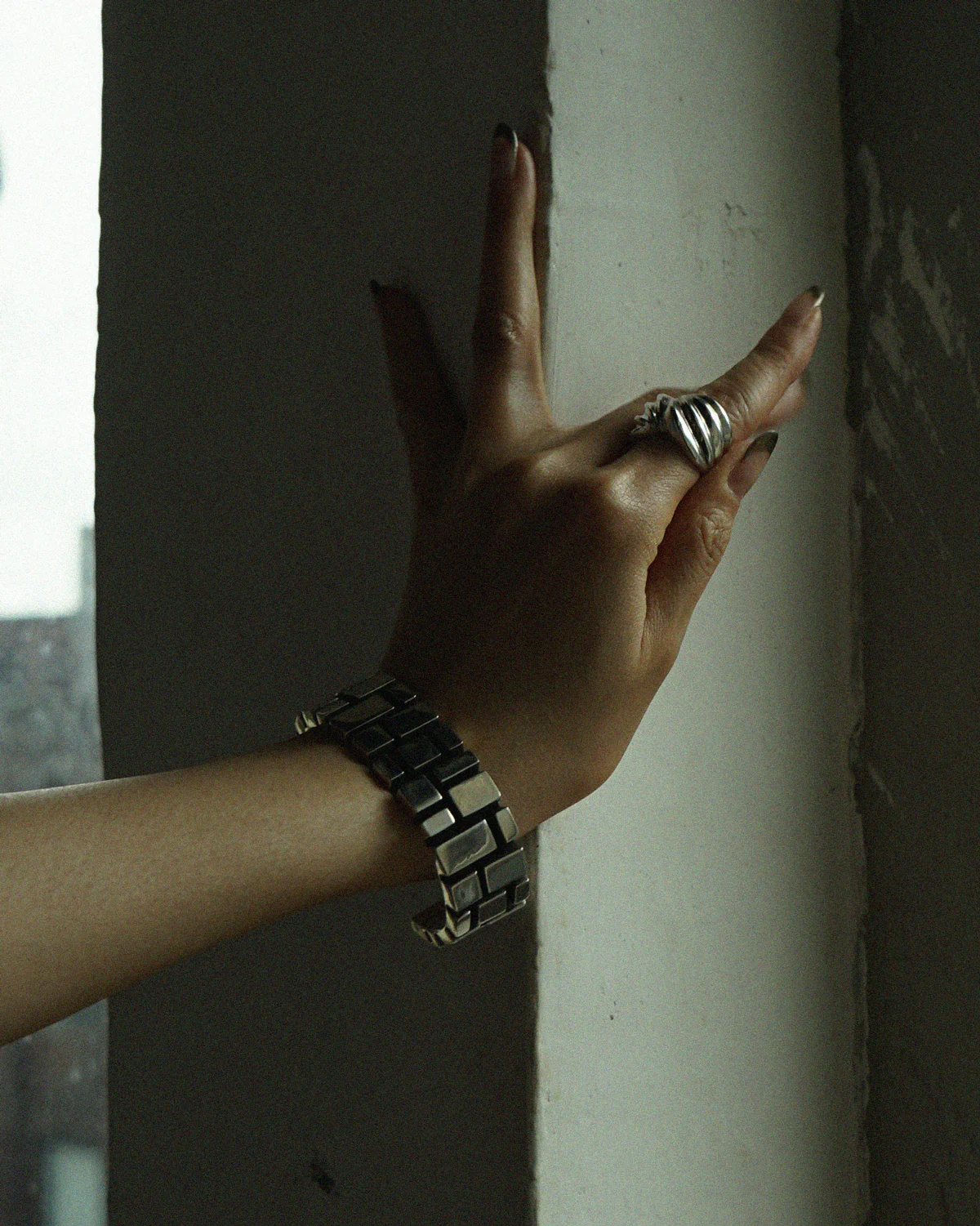 Silver Cuff Bracelet - Image 3