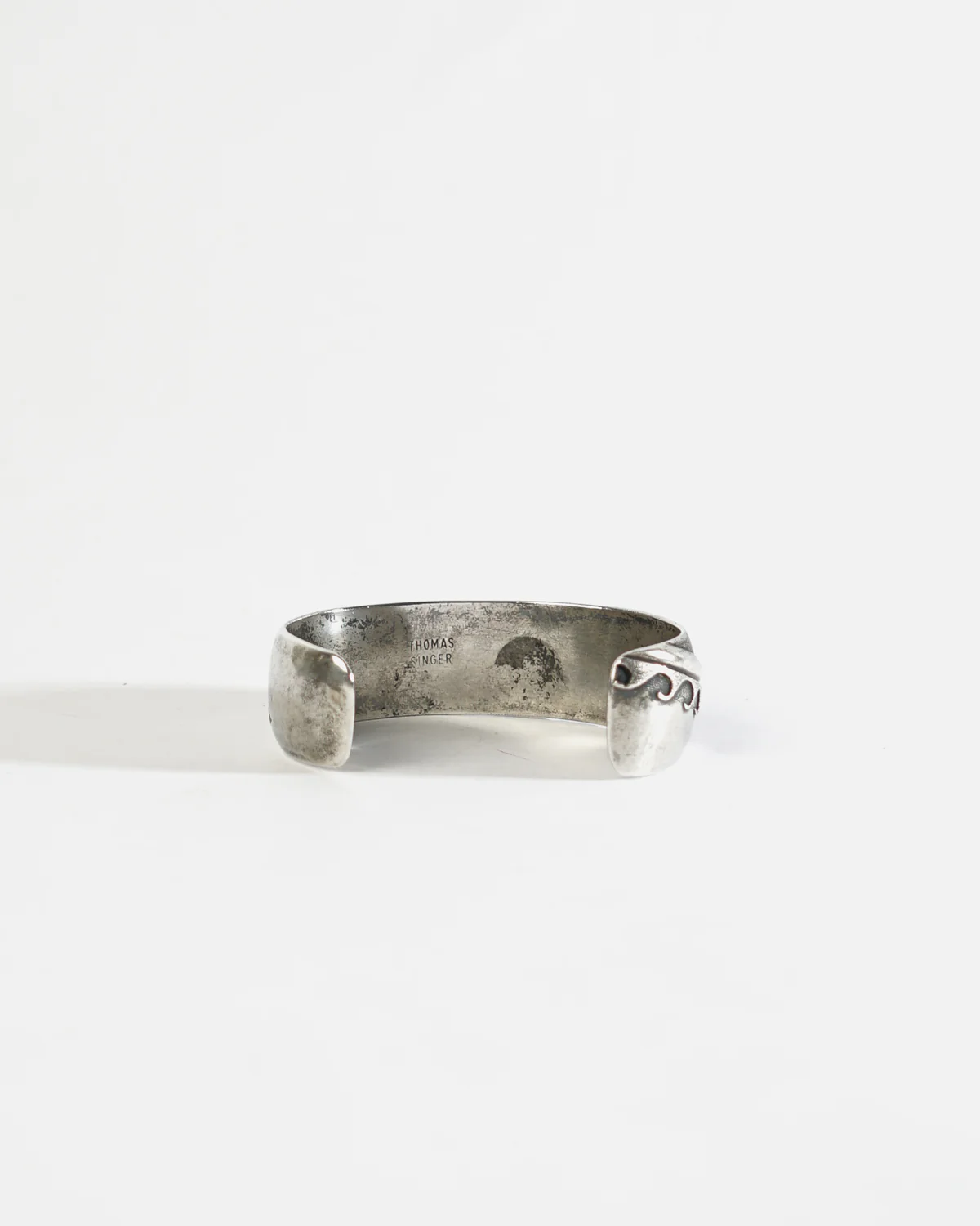 Navajo Silver Cuff Bracelet - Image 3