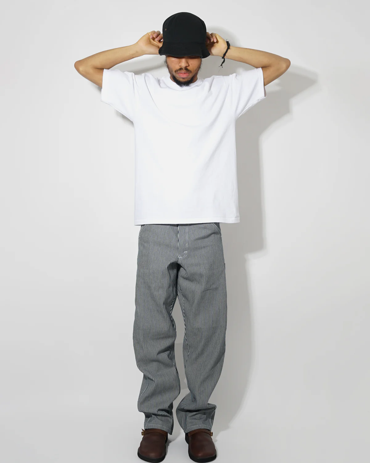 Cotton Bucket Hat Black - Image 4