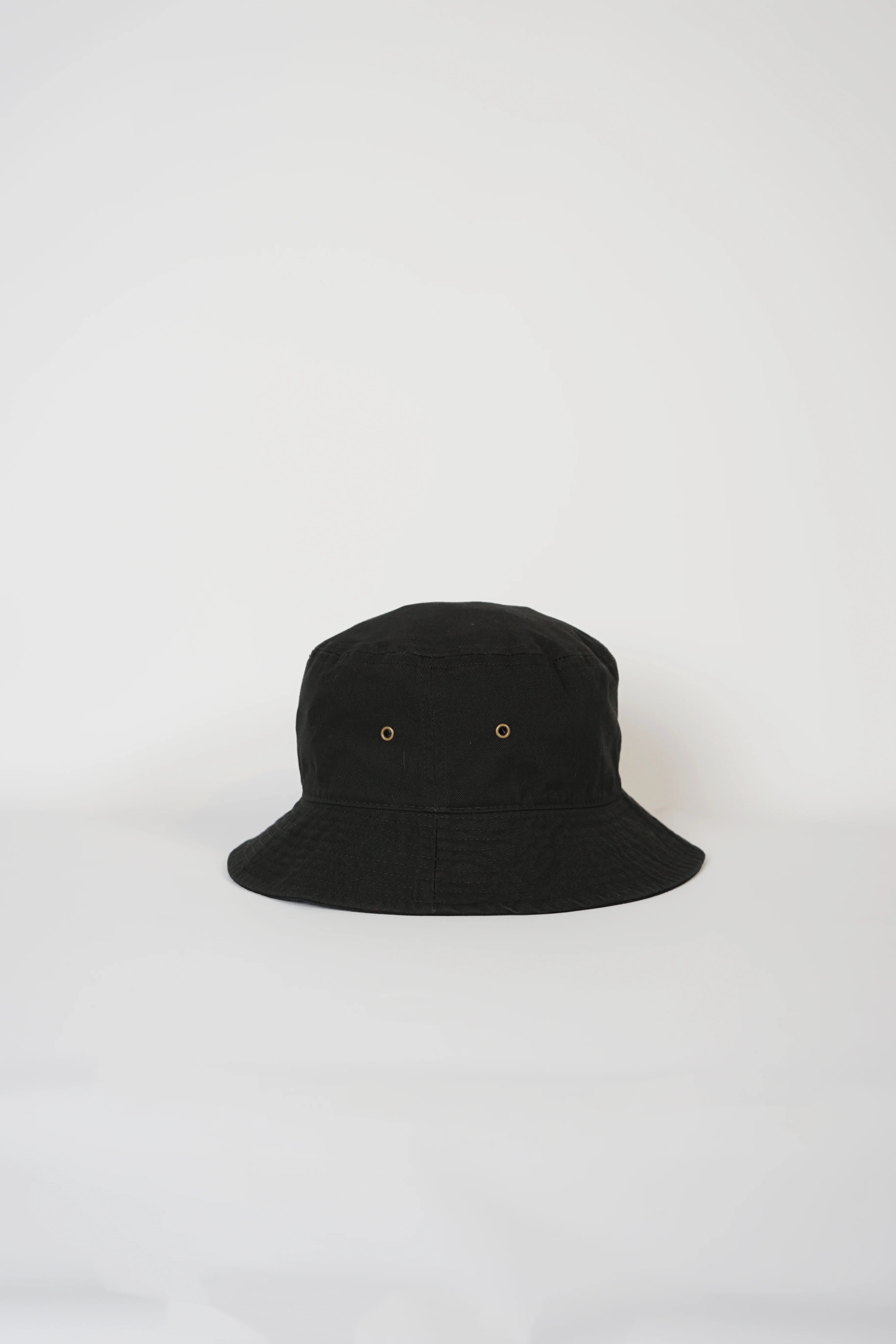 Cotton Bucket Hat Black - Image 5