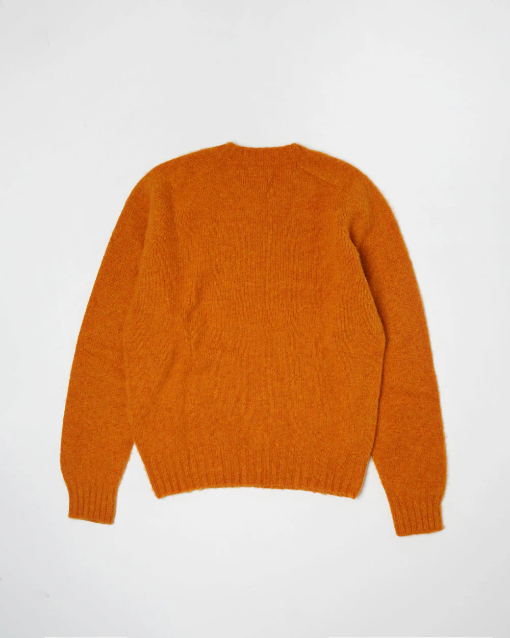 Brushed Shetland Sweater Crew Neck / Orange - Image 10