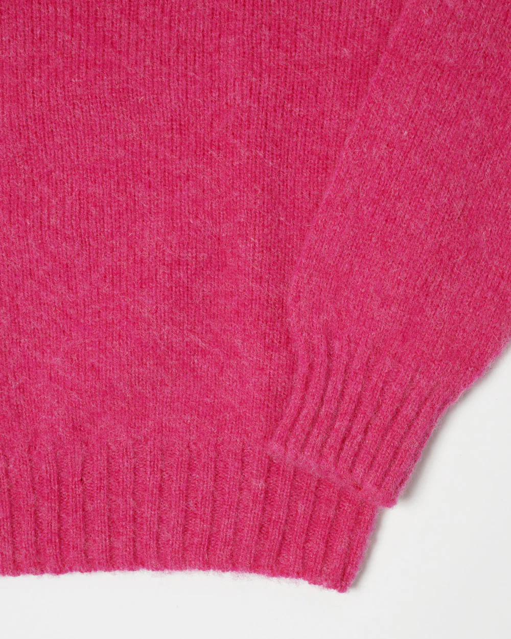 Brushed Shetland Sweater Crew Neck / Pink - Image 7