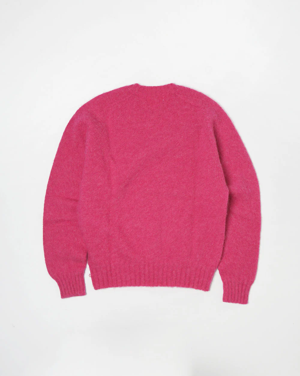 Brushed Shetland Sweater Crew Neck / Pink - Image 8