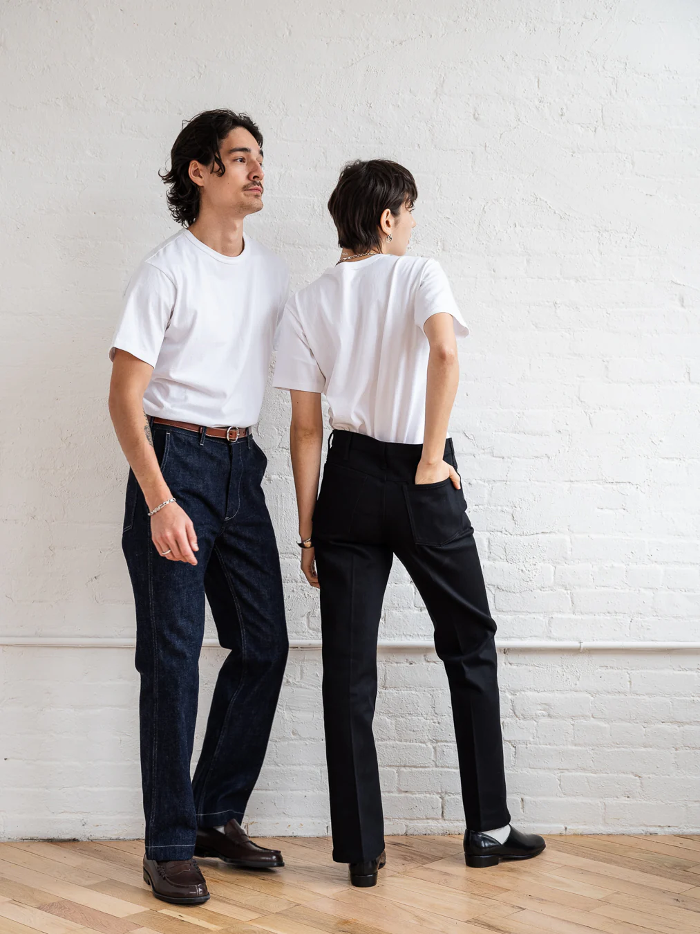 Dress Denim Pants / Black - Image 13