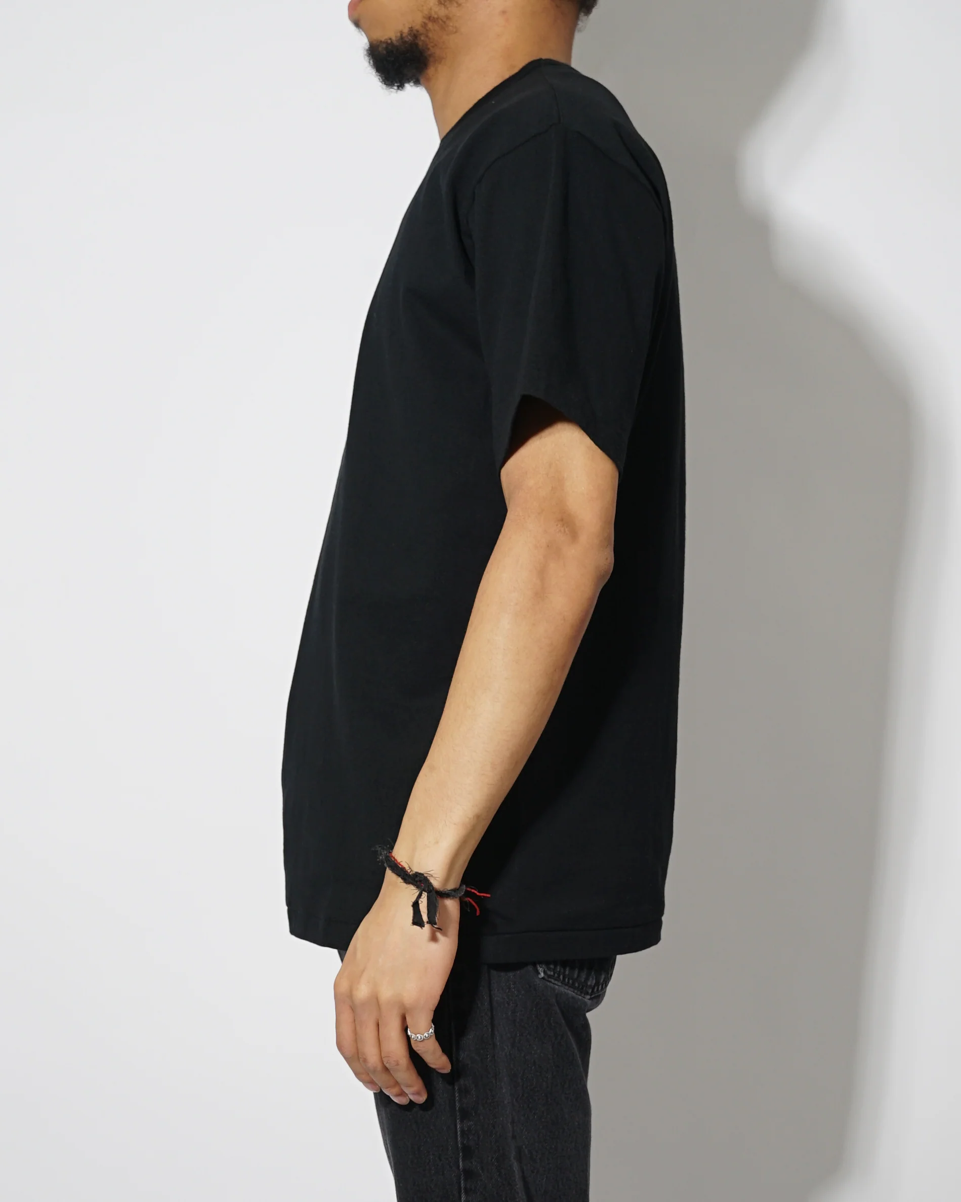 Heavy-weight T-shirt / Black - Image 5