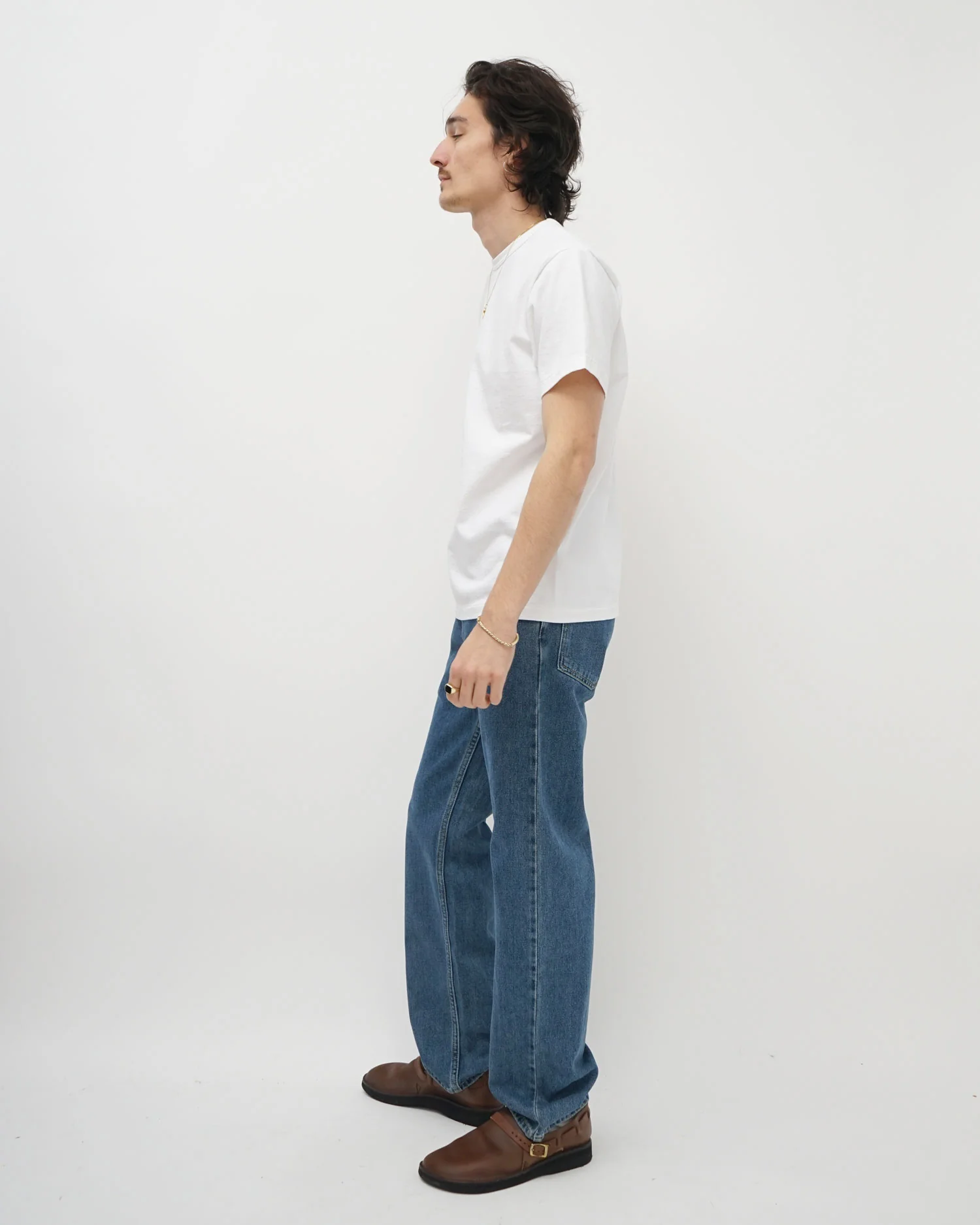 Heavy-weight T-shirt / White - Image 4