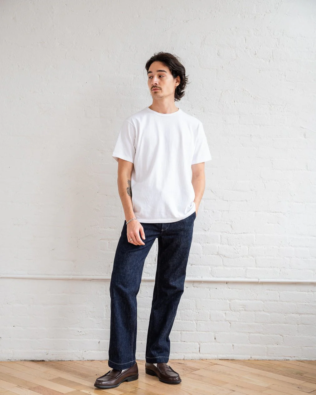 Heavy-weight T-shirt / White - Image 6