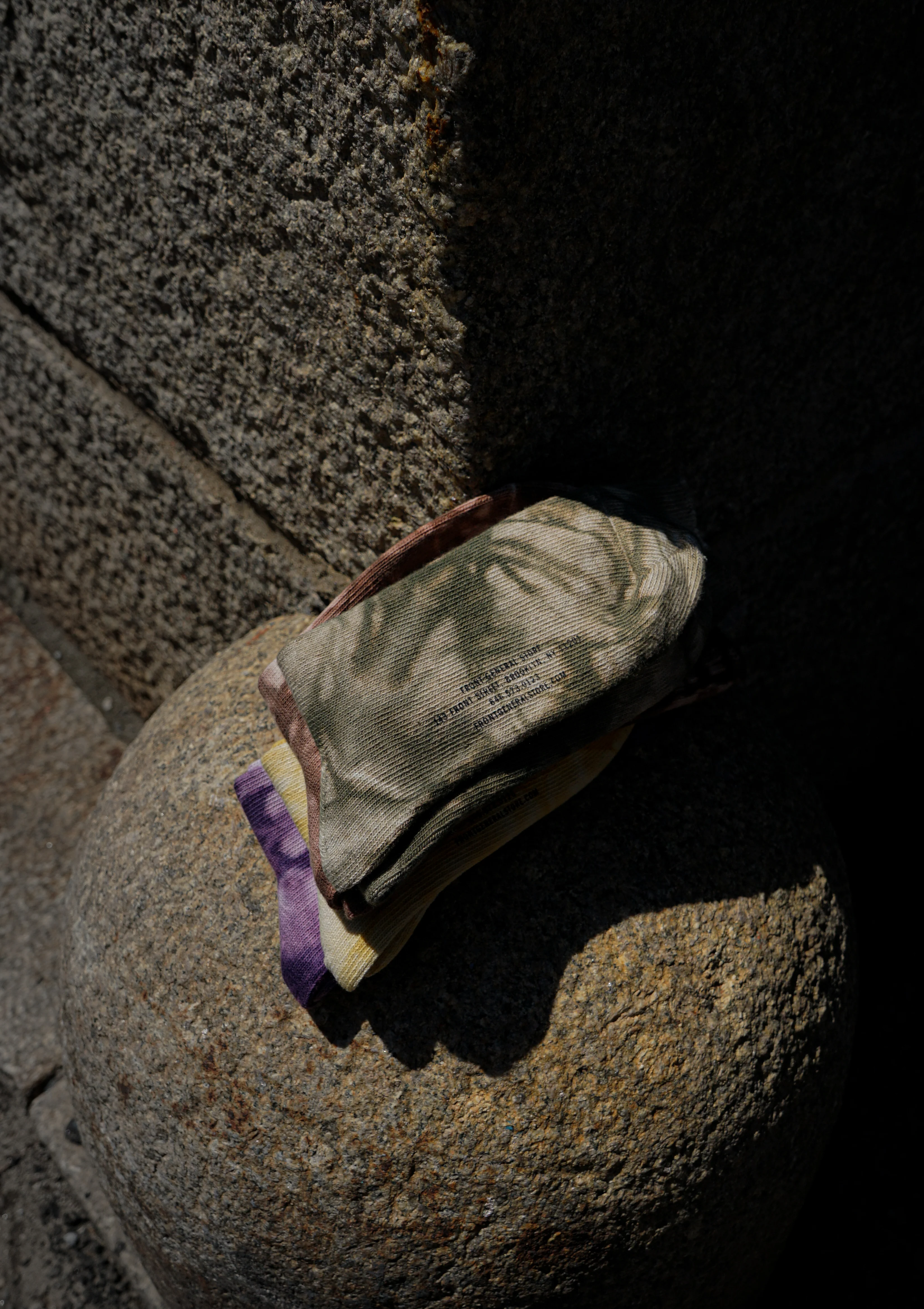 Silket Tie Dye Half Socks / Purple - Image 10