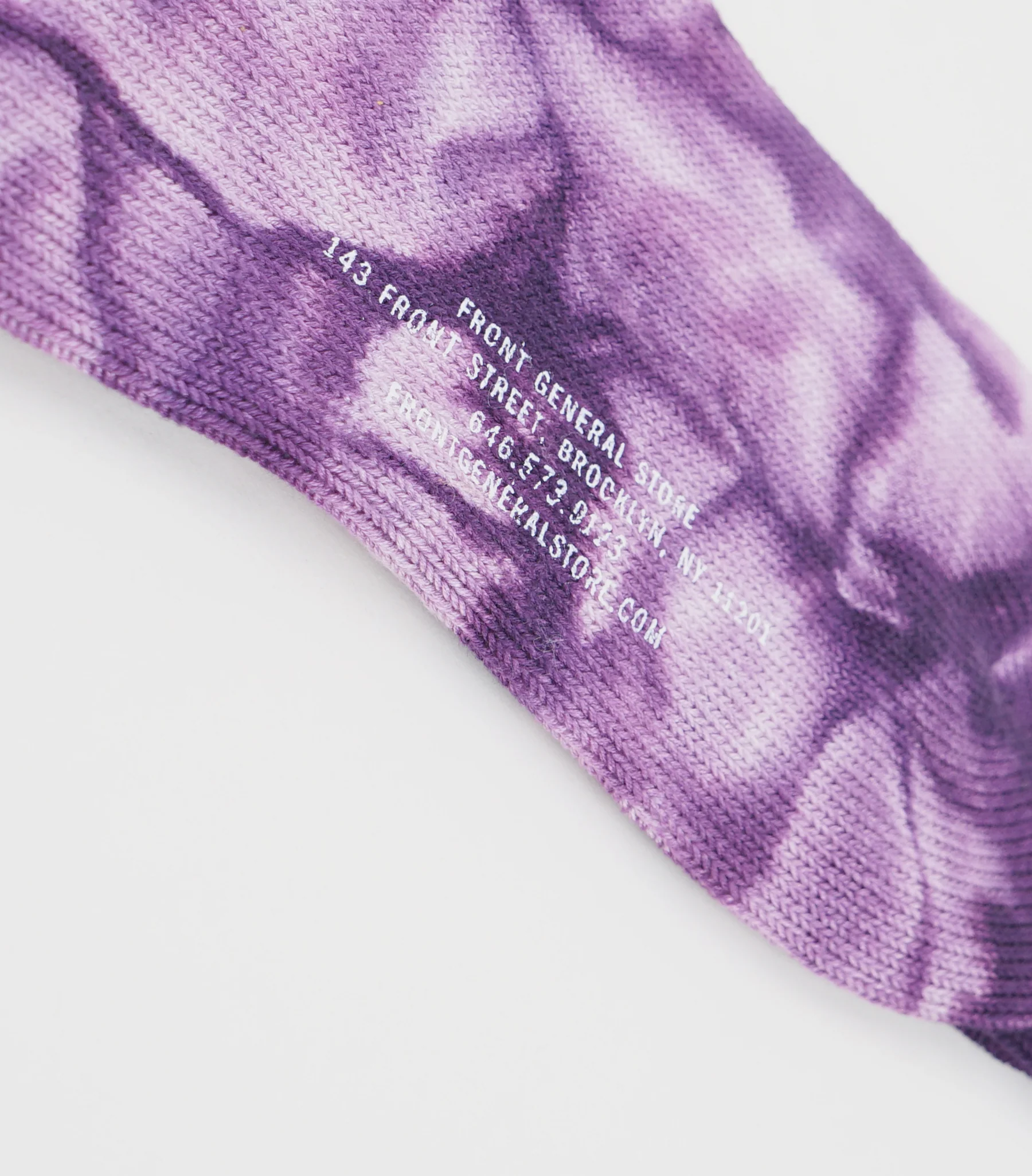 Silket Tie Dye Half Socks / Purple - Image 8