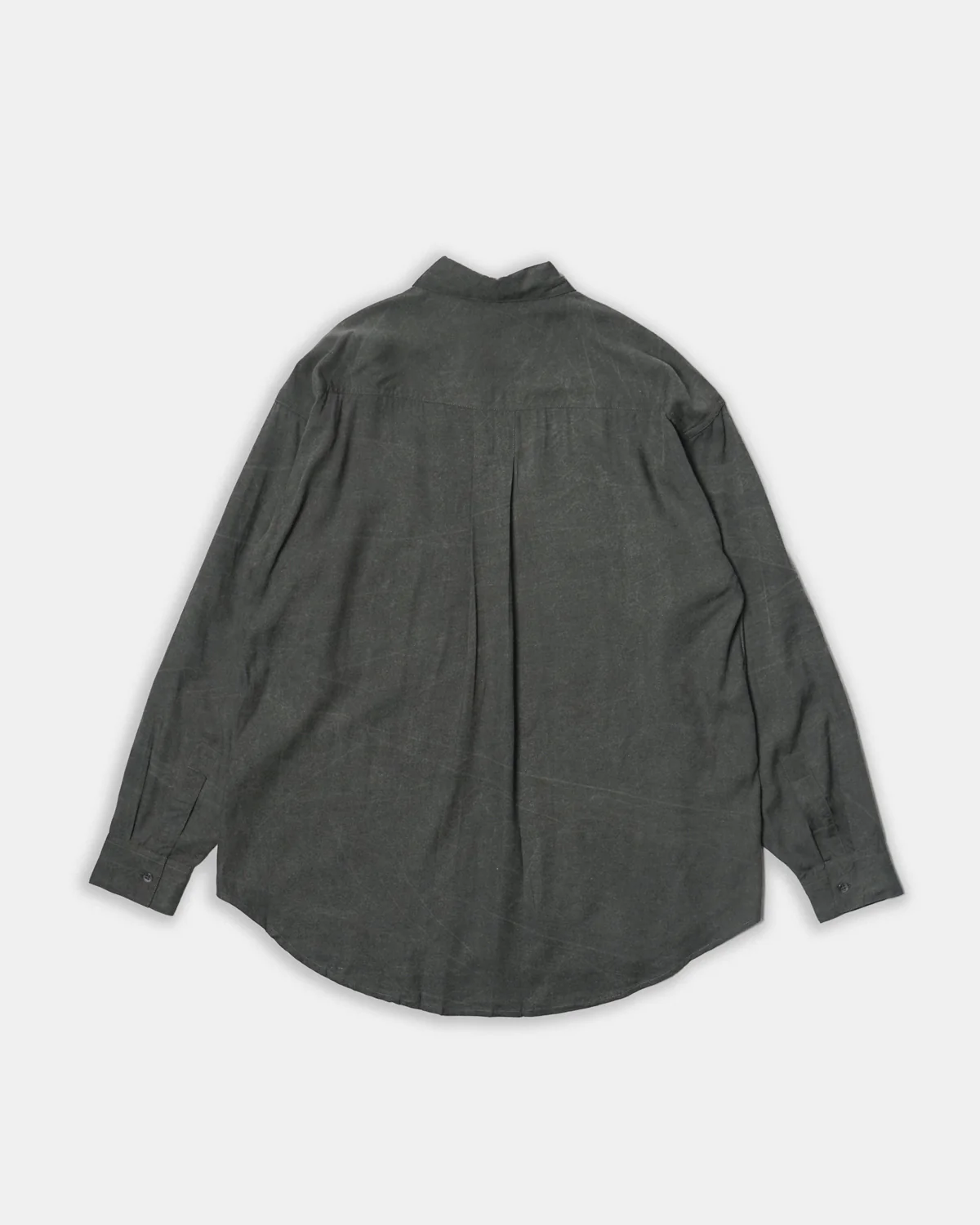 Pigment Dye Rayon Shirt / Gray - Image 7