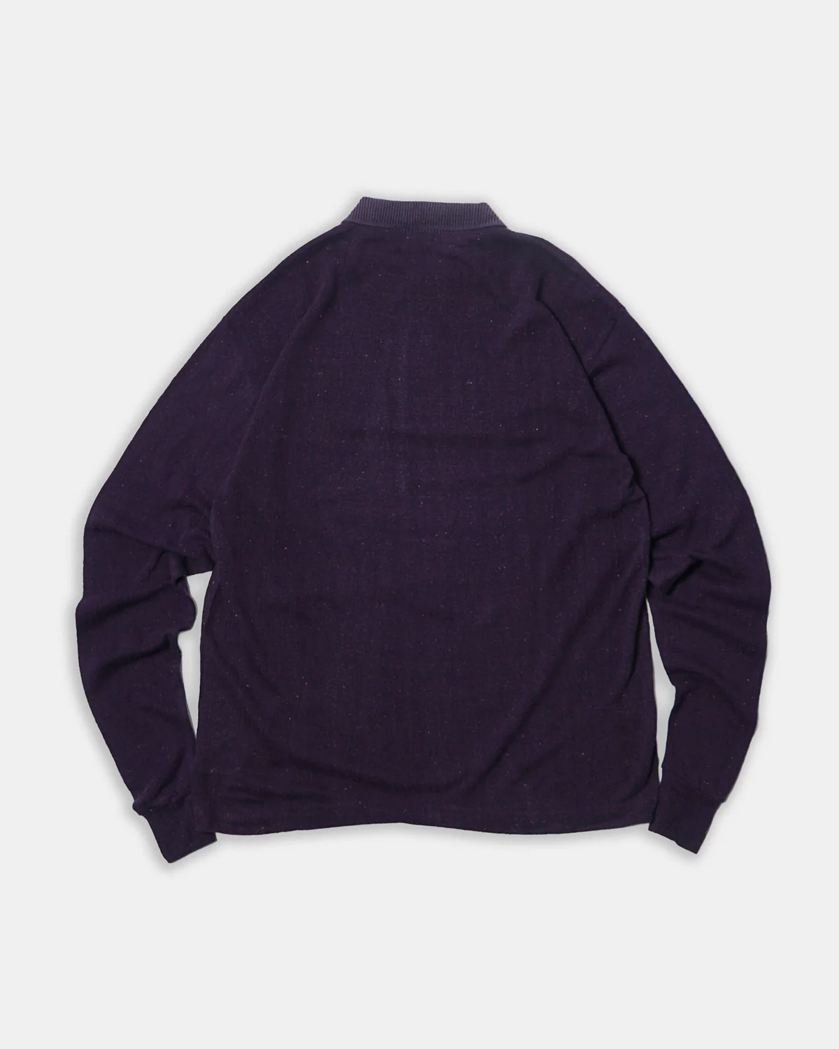 Silk Nep Polo L/S / Purple - Image 6