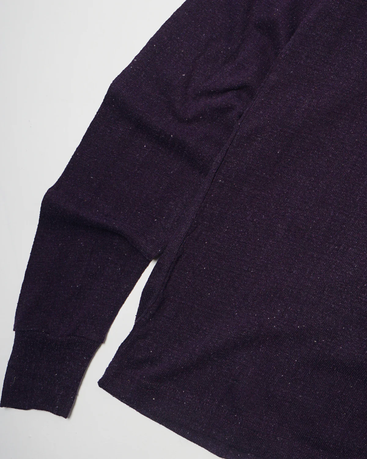 Silk Nep Polo L/S / Purple - Image 8