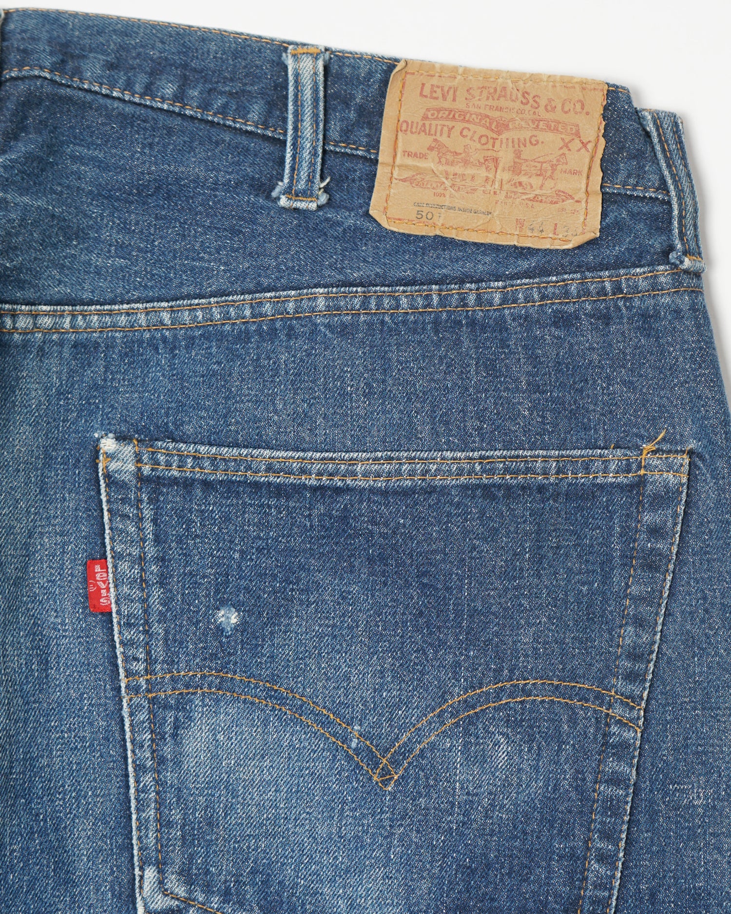501 "66" Single Straight Fit Denim Pants / size: 40 - Image 4