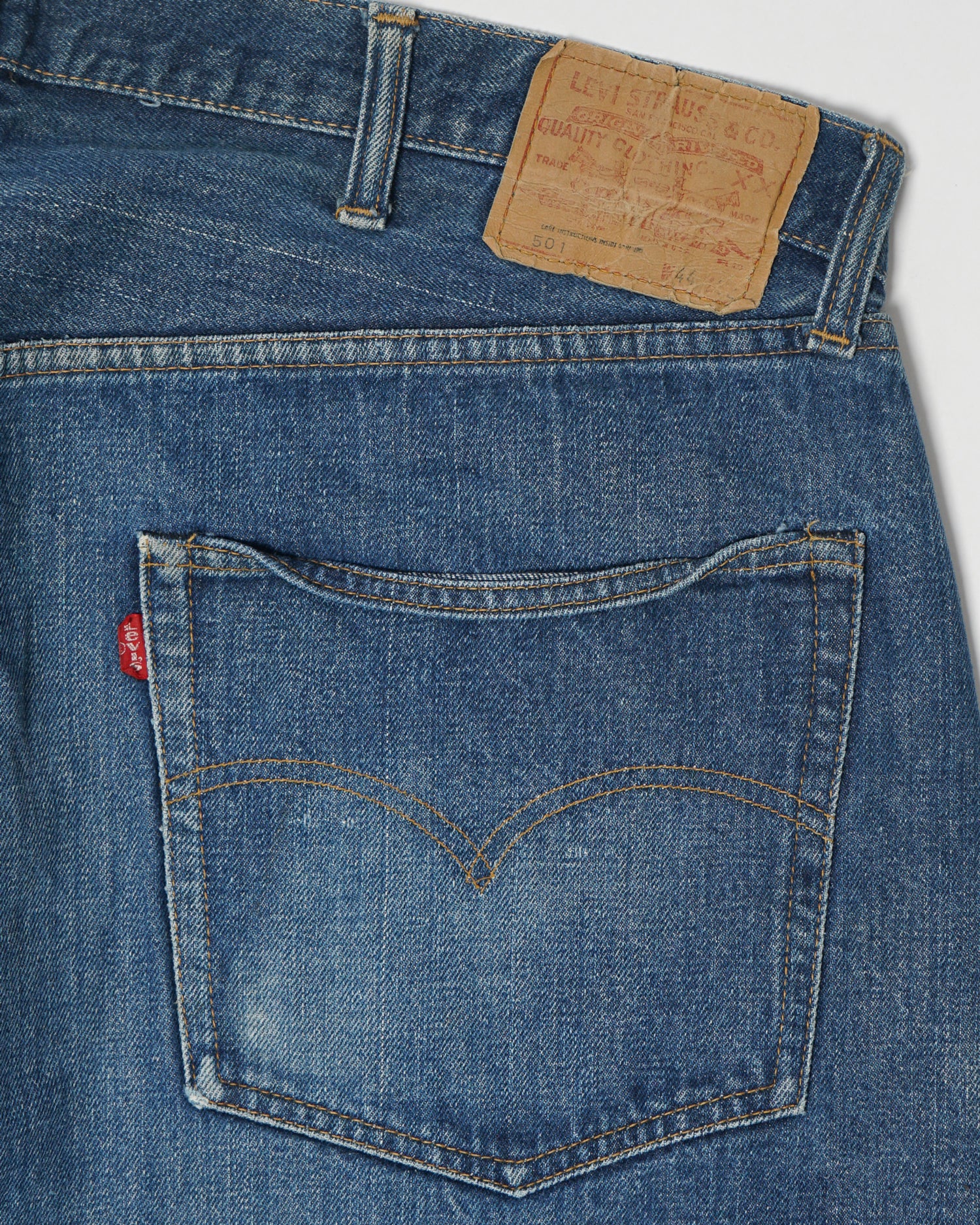 501 "66" Single Straight Fit Denim Pants / size: 42 - Image 4