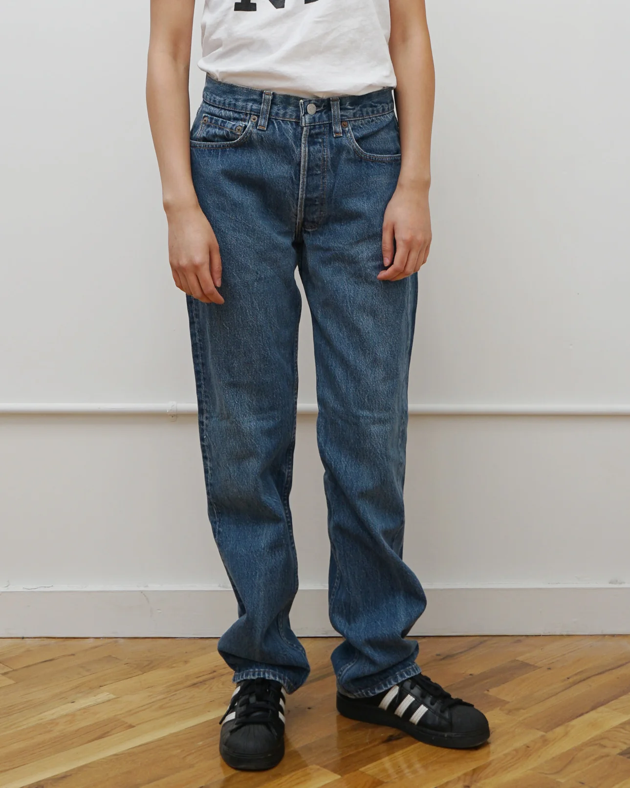 501 Straight Fit Denim Pants / size: 28 - Image 3