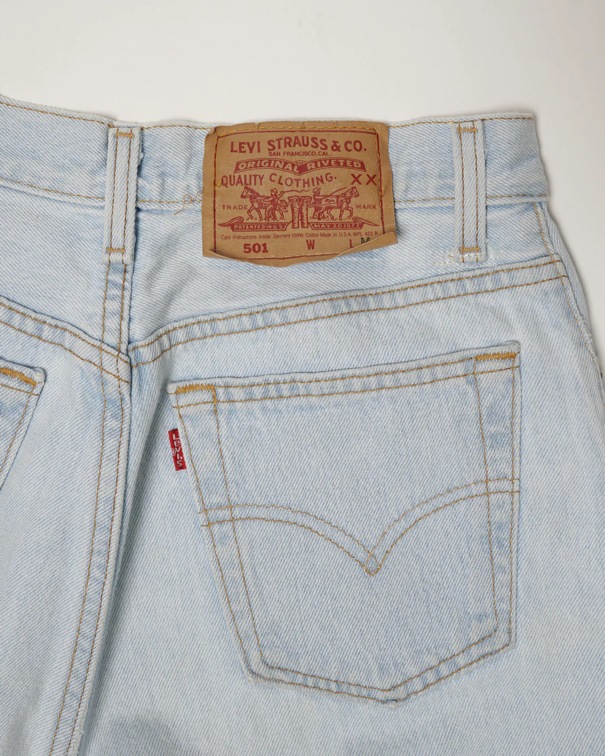501 Straight Fit Denim Pants / size: 28 - Image 5