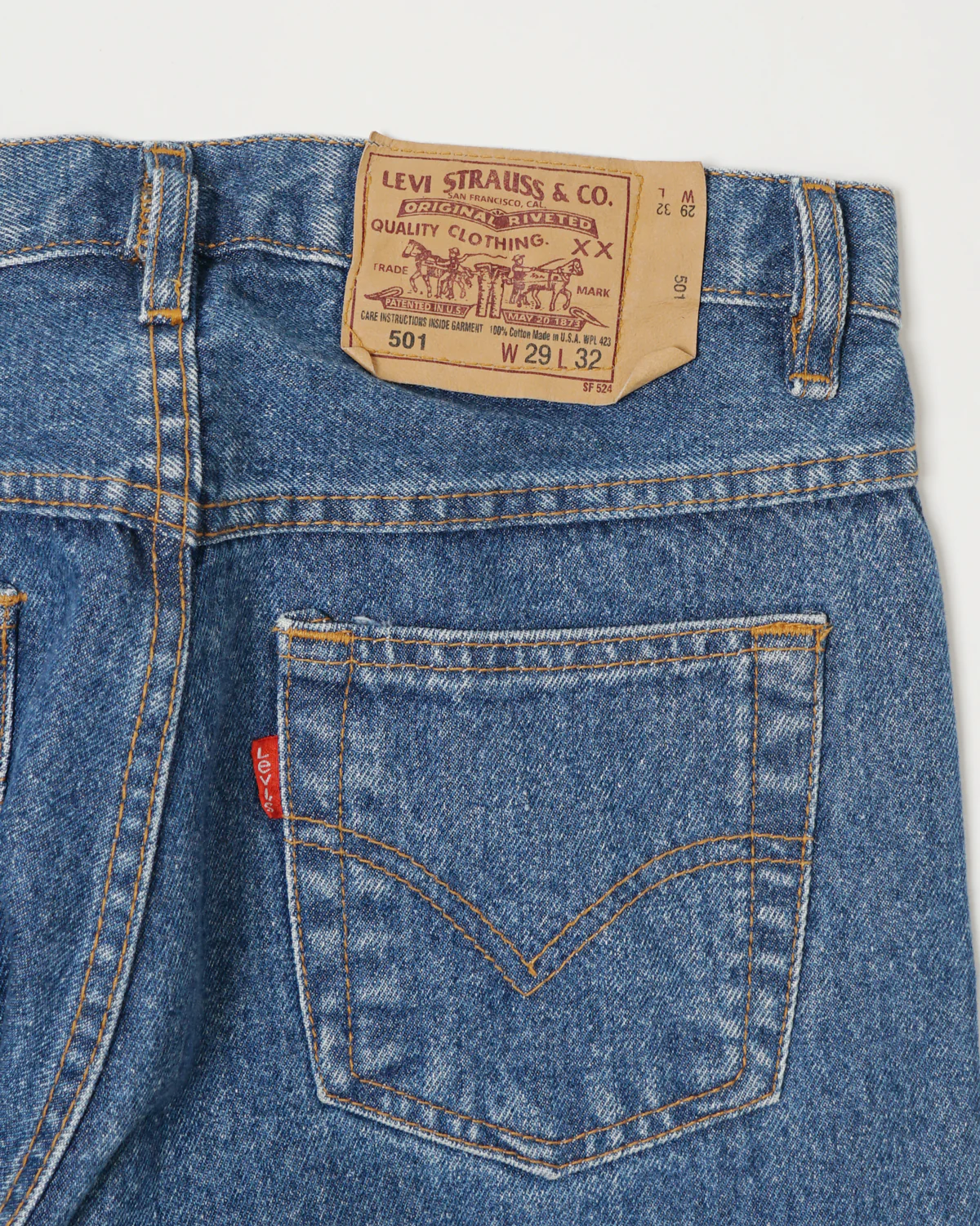 501 Straight Fit Denim Pants / size: 29 - Image 3
