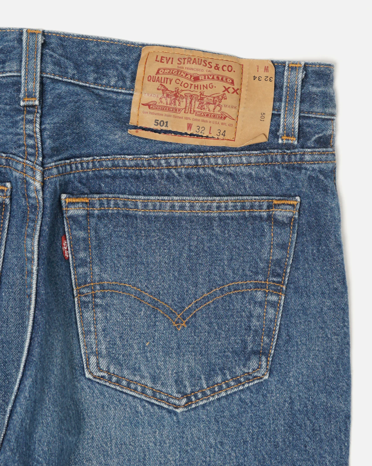 501 Straight Fit Denim Pants / size: 32 - Image 3