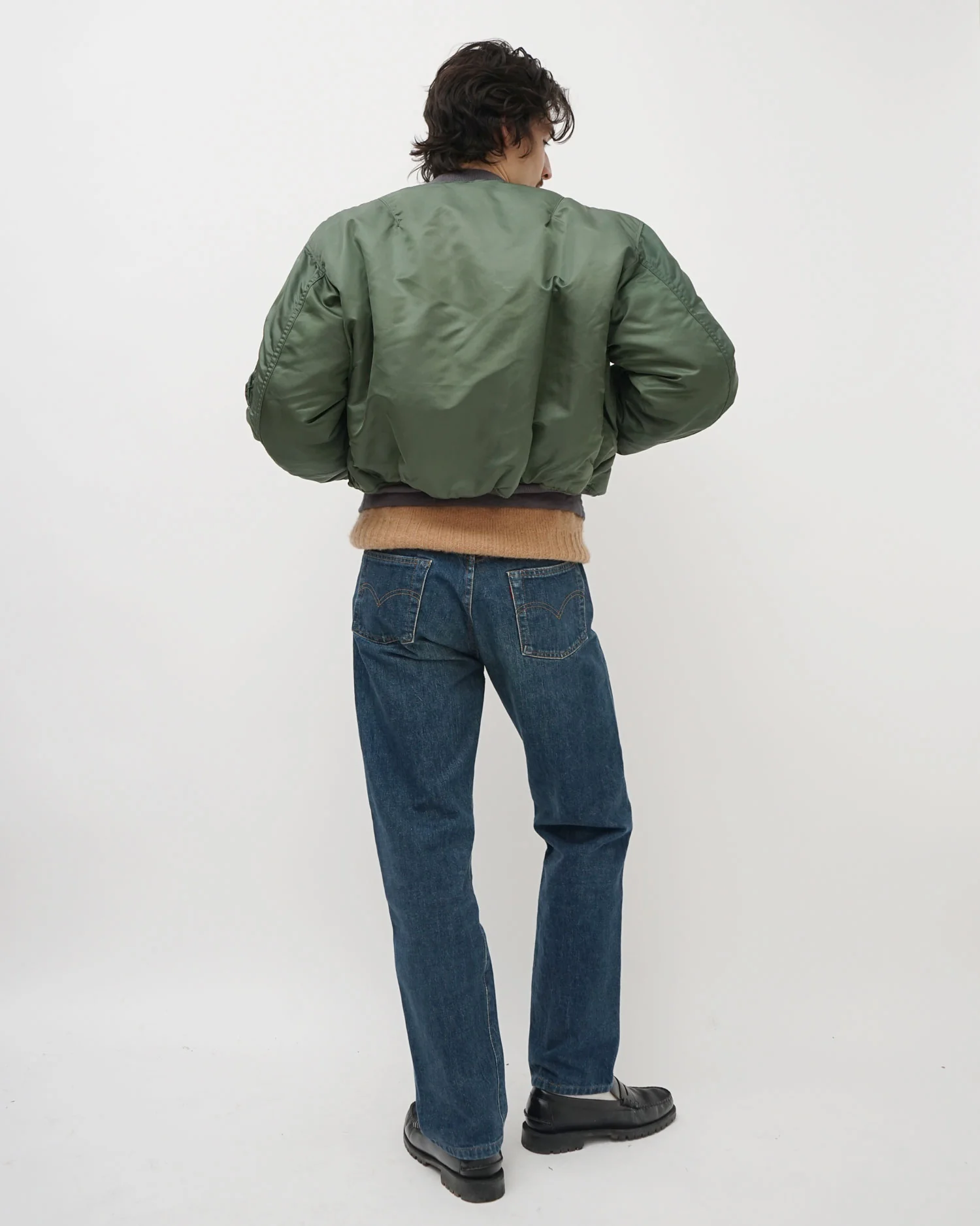 502 Wide Straight Denim Pants / size: 32 - Image 5