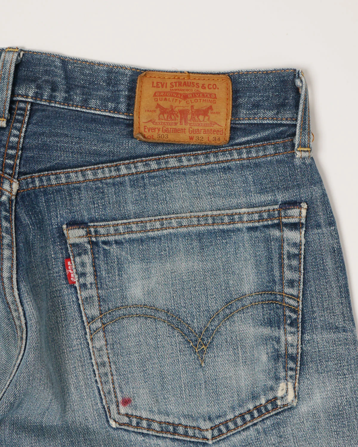 503 Wide Straight Denim Pants / size: 32 - Image 8