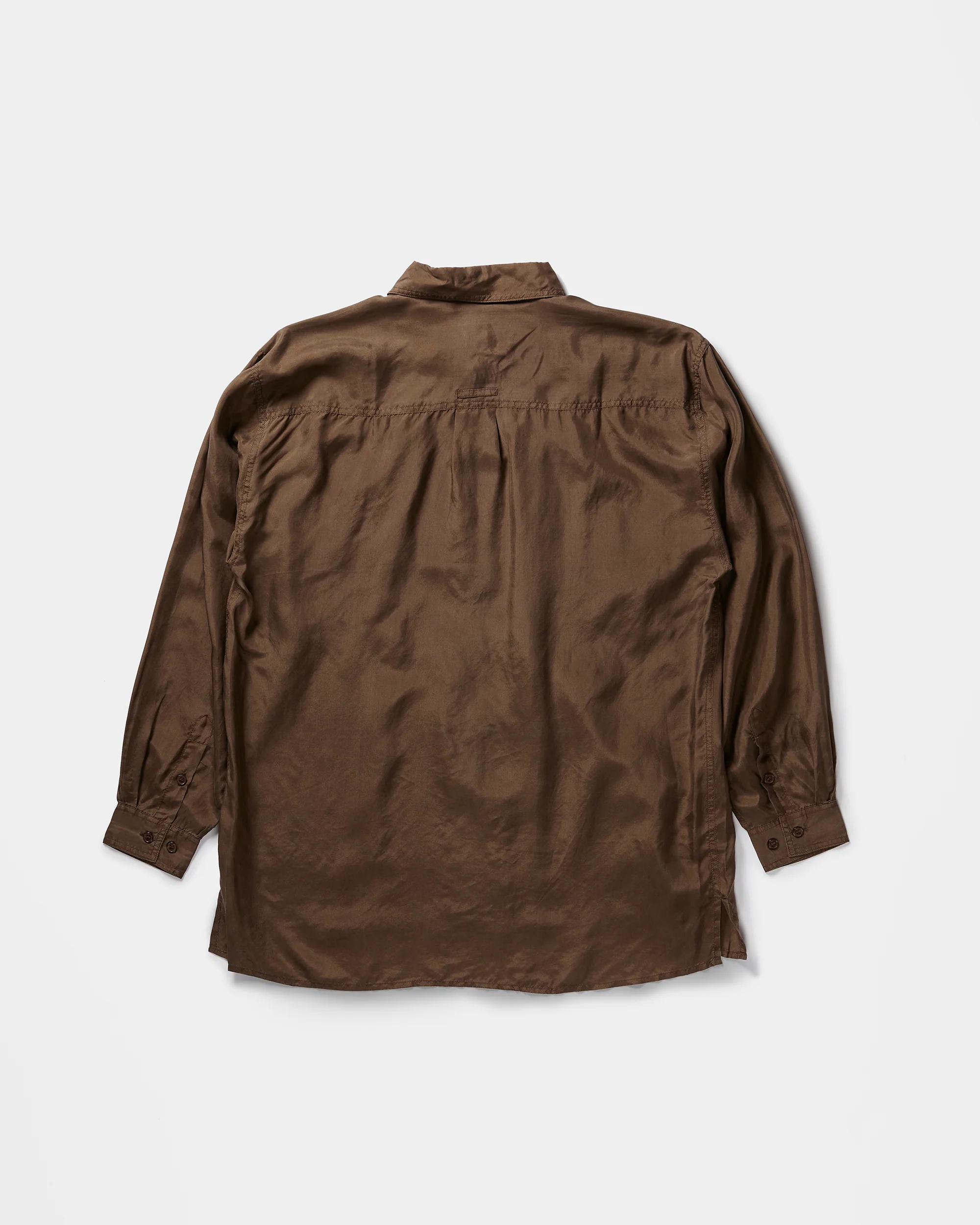 Silk Shirt Long Sleeve / Basic - Image 14