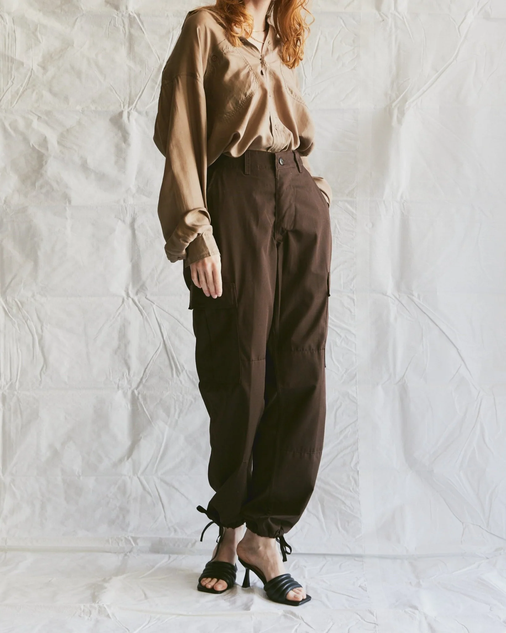 Silk Shirt Long Sleeve / Basic - Image 19