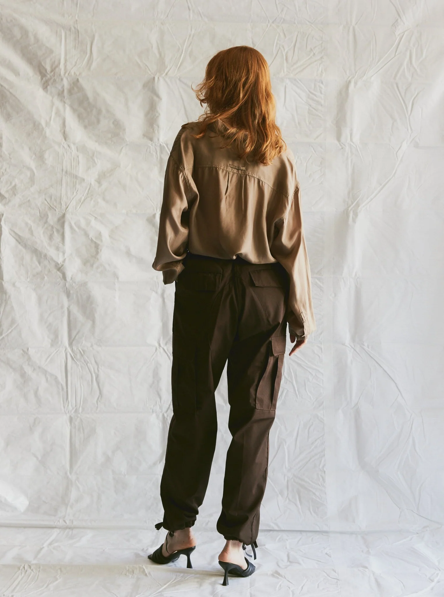 Silk Shirt Long Sleeve / Basic - Image 20