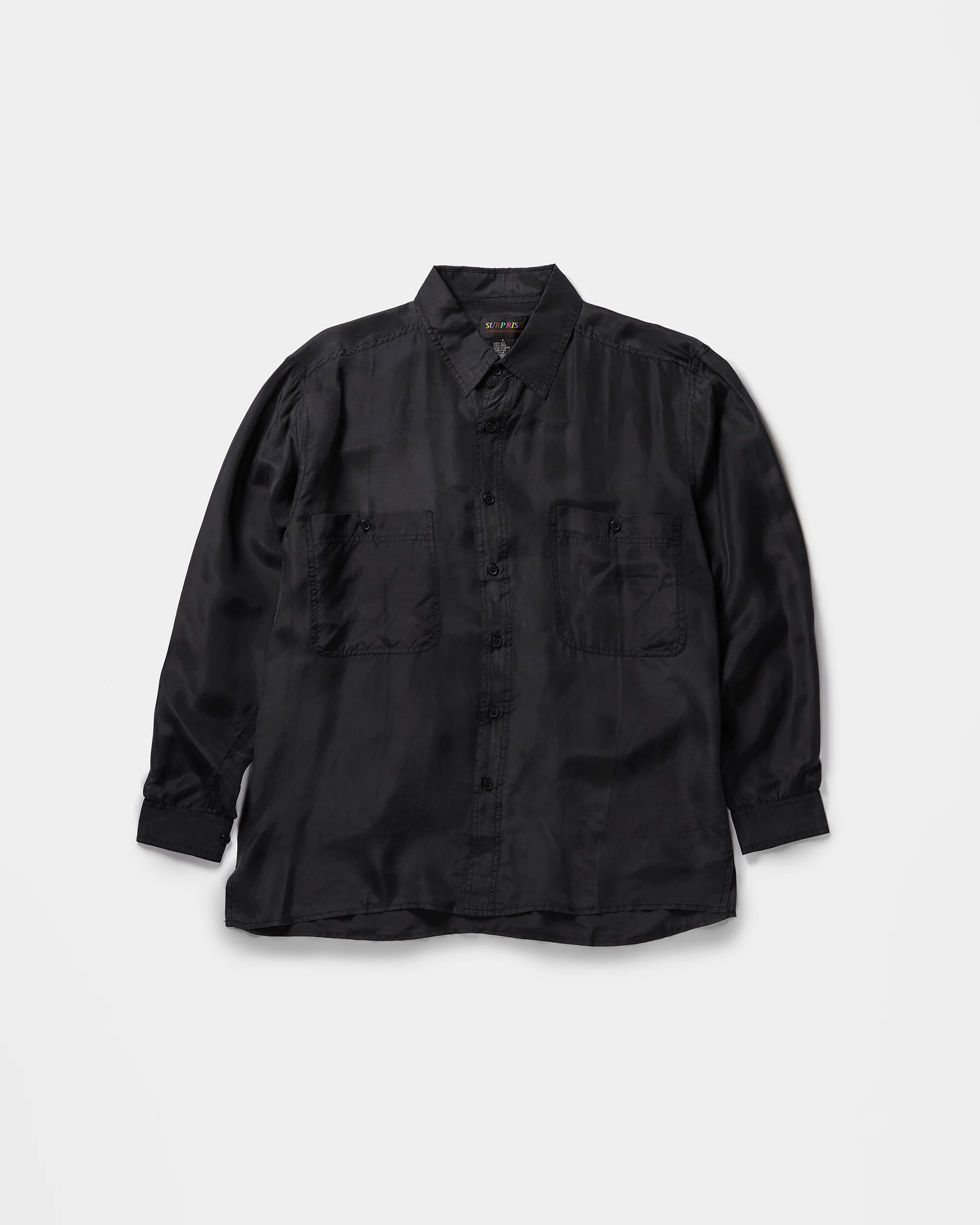 Silk Shirt Long Sleeve / Basic - Image 8