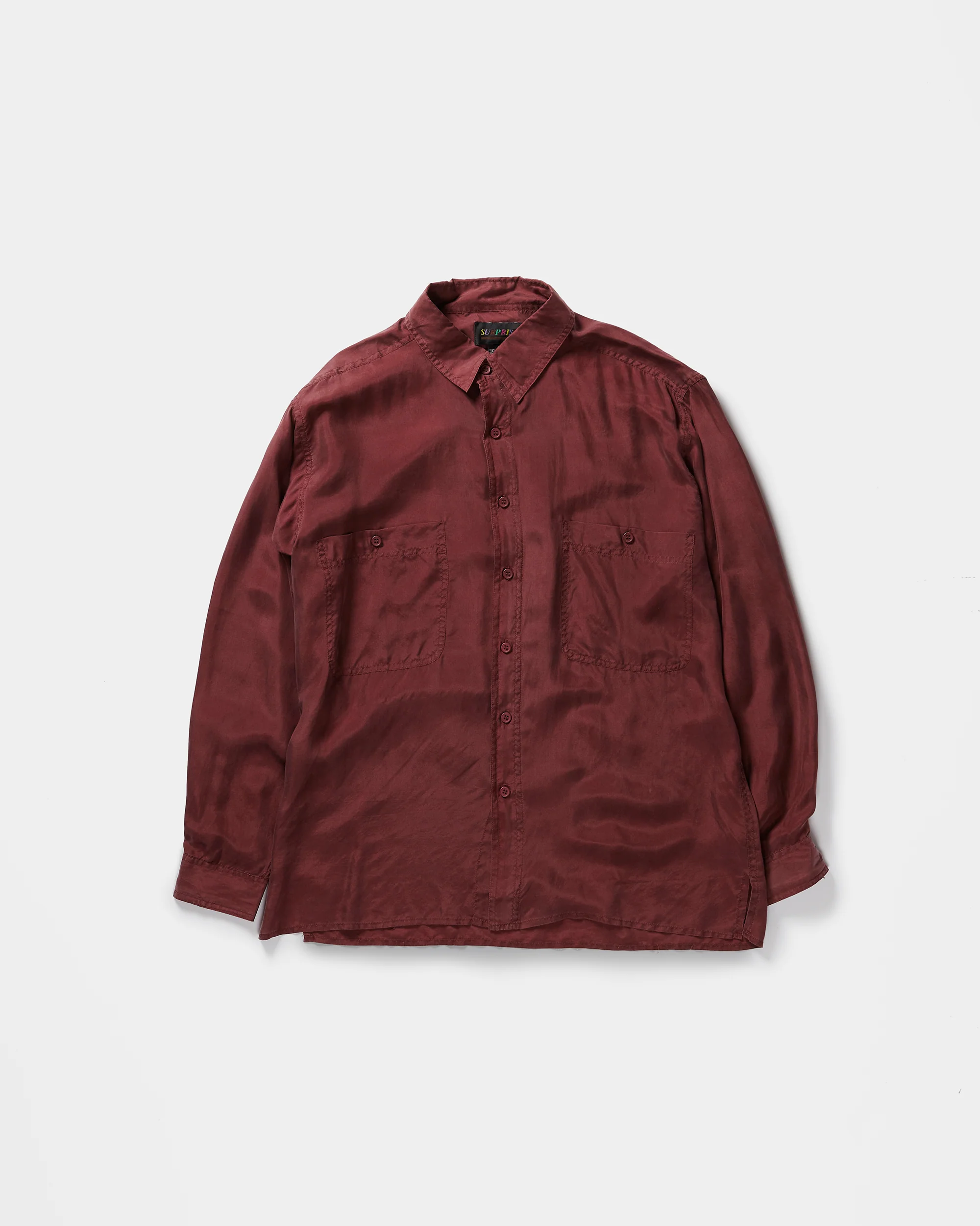 Silk Shirt Long Sleeve / Vivid - Image 13