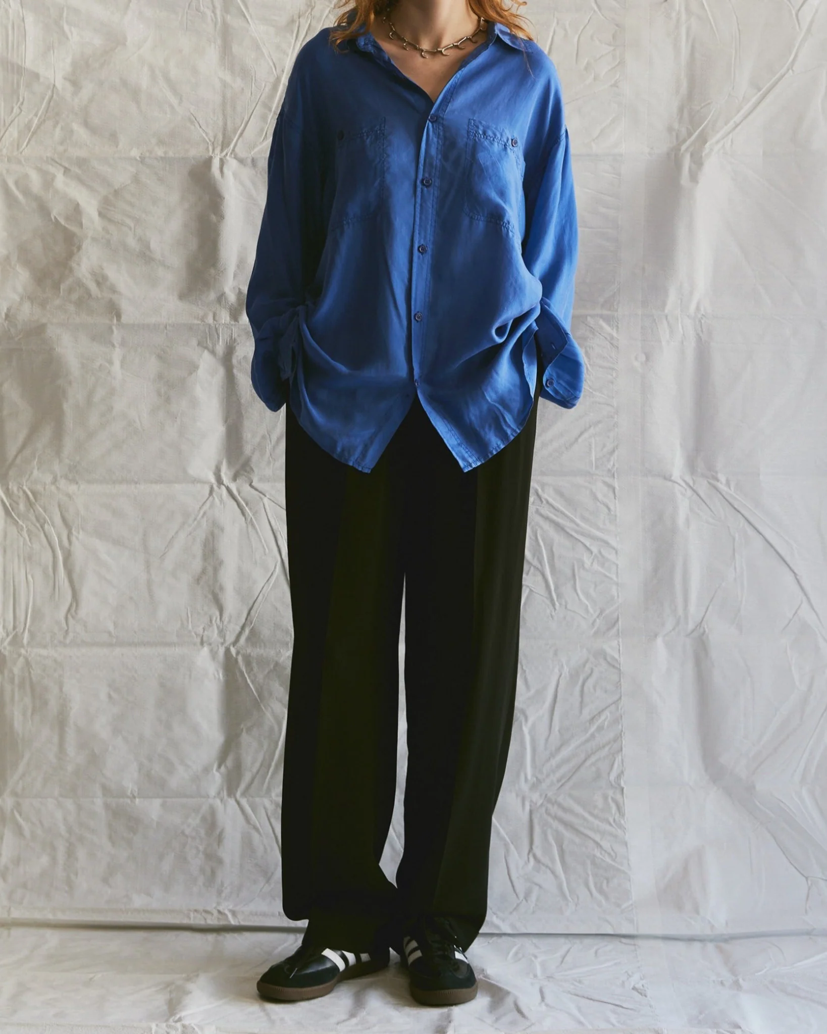 Silk Shirt Long Sleeve / Vivid - Image 19