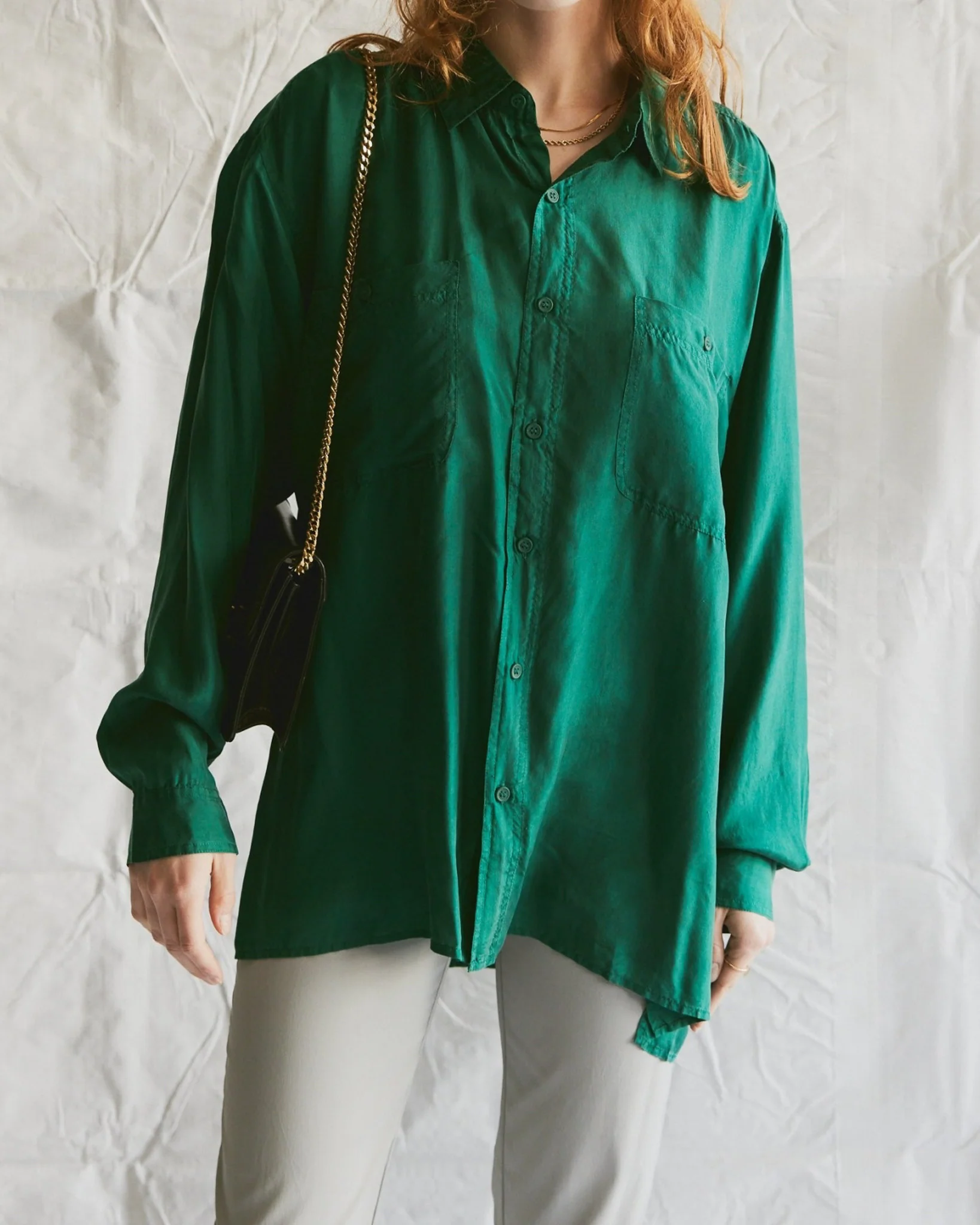 Silk Shirt Long Sleeve / Vivid - Image 22