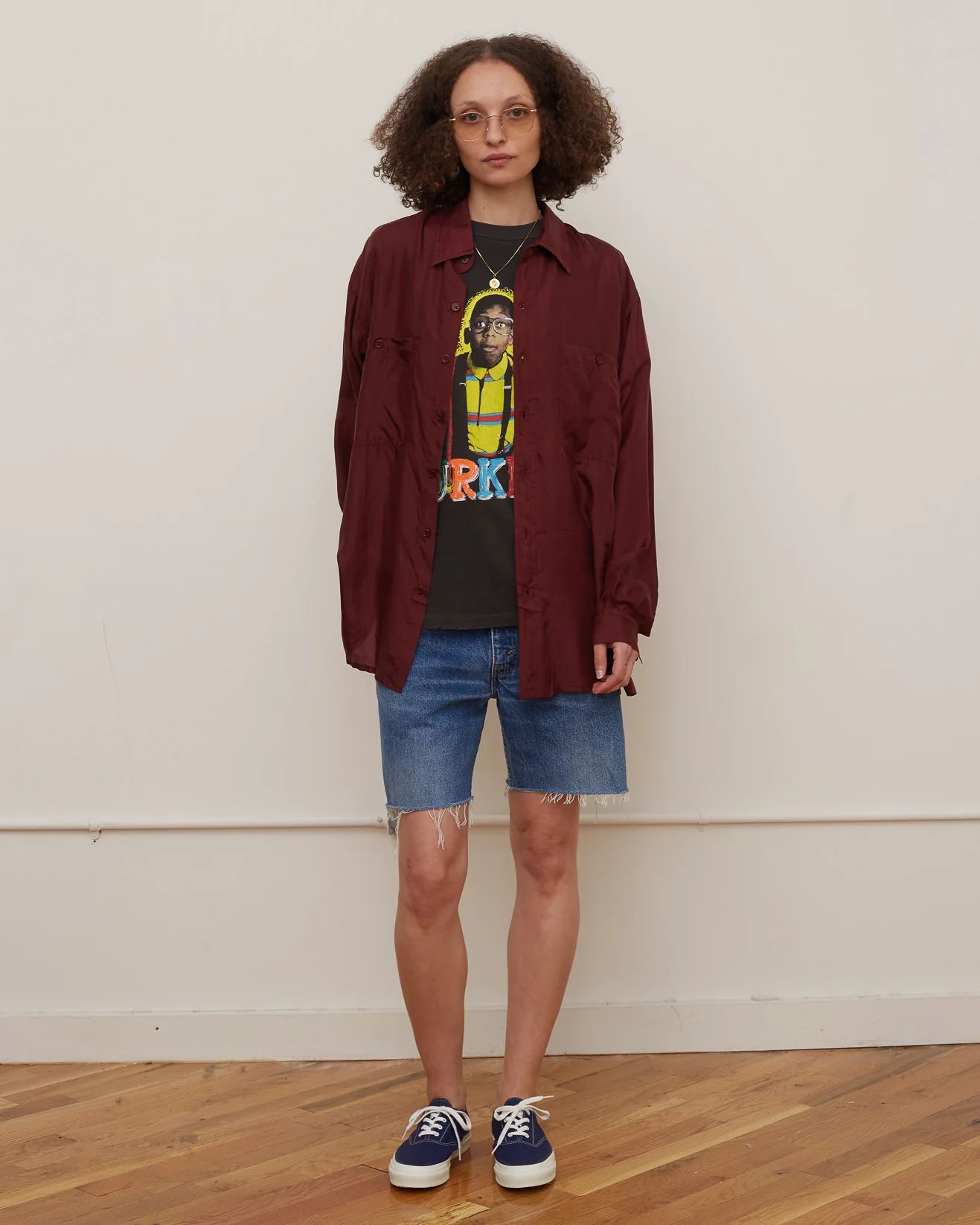 Silk Shirt Long Sleeve / Vivid - Image 4