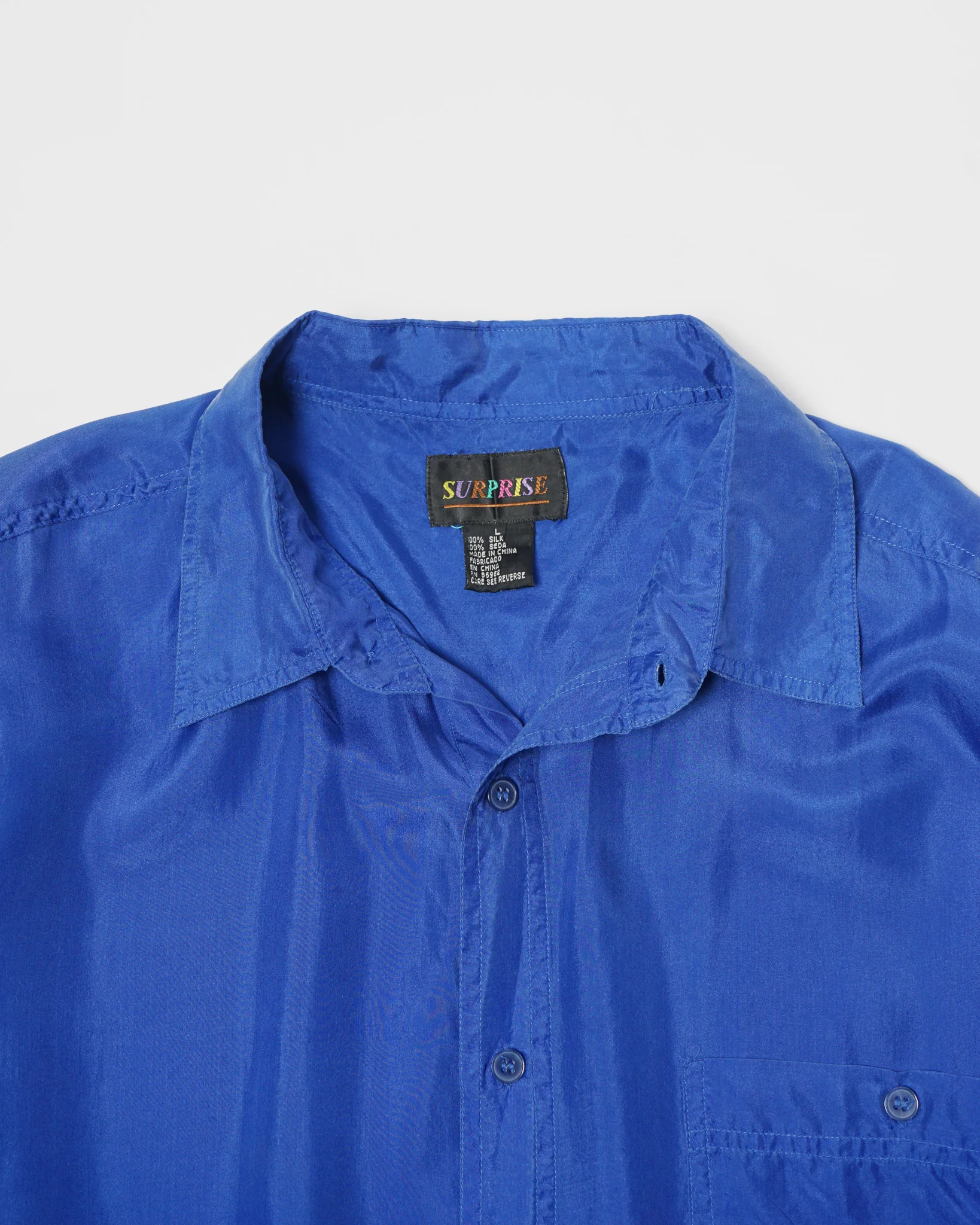 Silk Shirt Short Sleeve / Vivid - Image 13