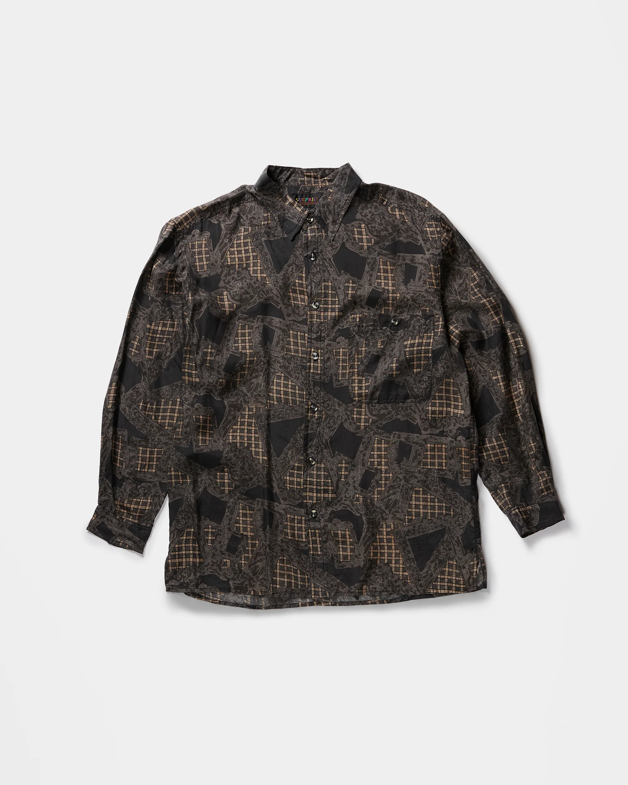Silk Shirts Long Sleeve Patterned / J - Image 4
