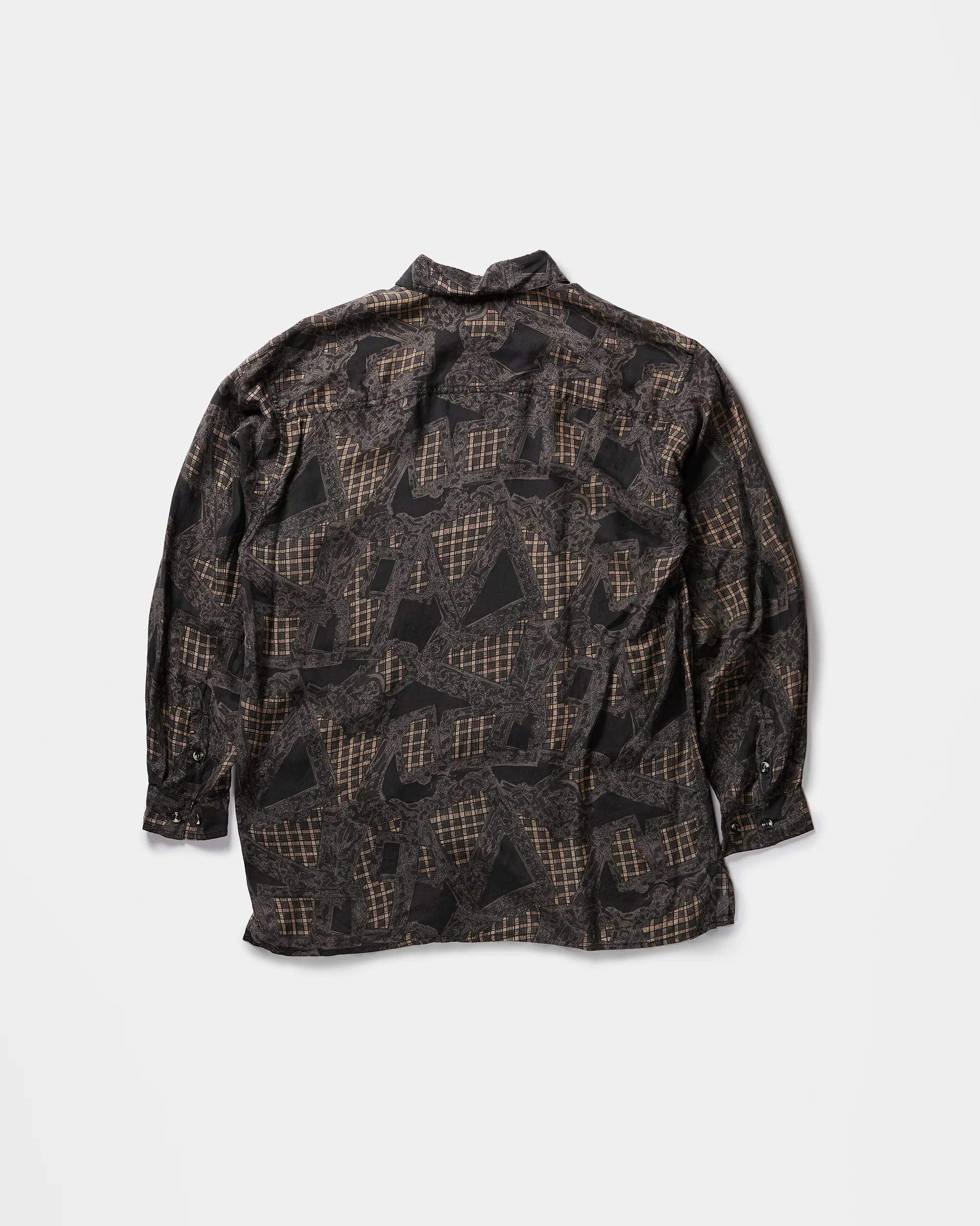 Silk Shirts Long Sleeve Patterned / J - Image 5