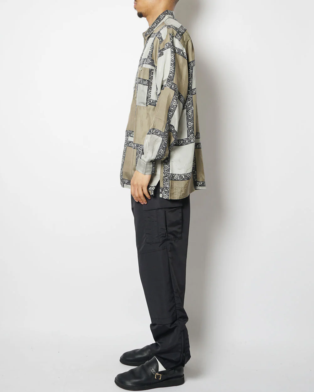 Silk Shirts Long Sleeve Patterned / K - Image 3