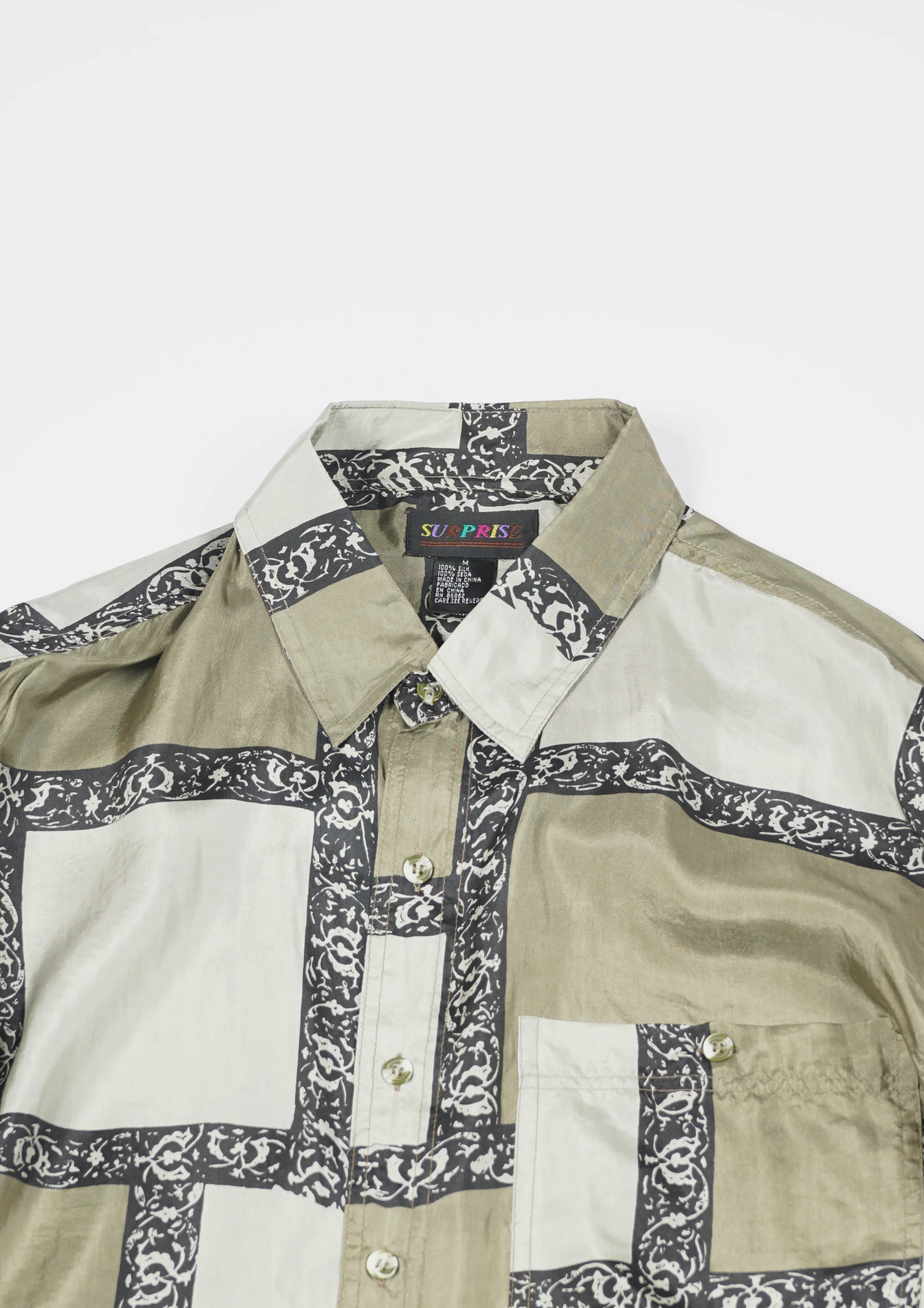 Silk Shirts Long Sleeve Patterned / K - Image 6