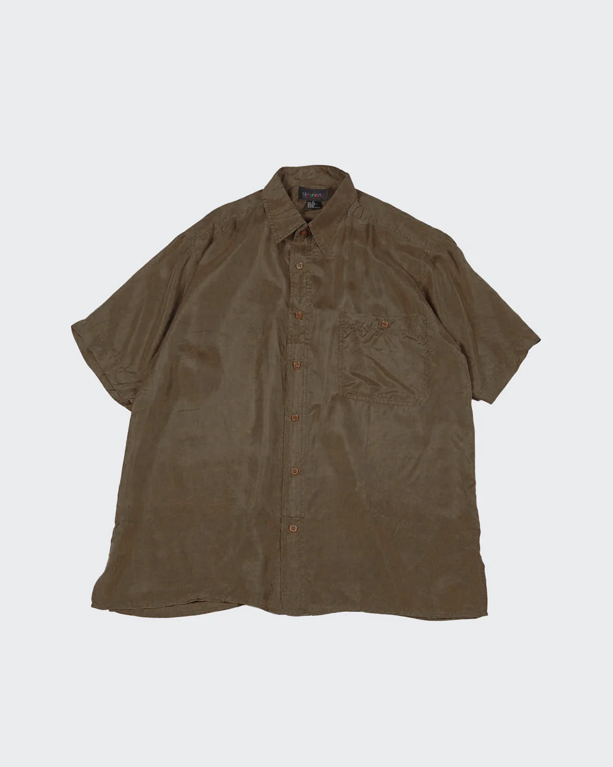 Silk Shirt Short Sleeve / Basic - Image 11