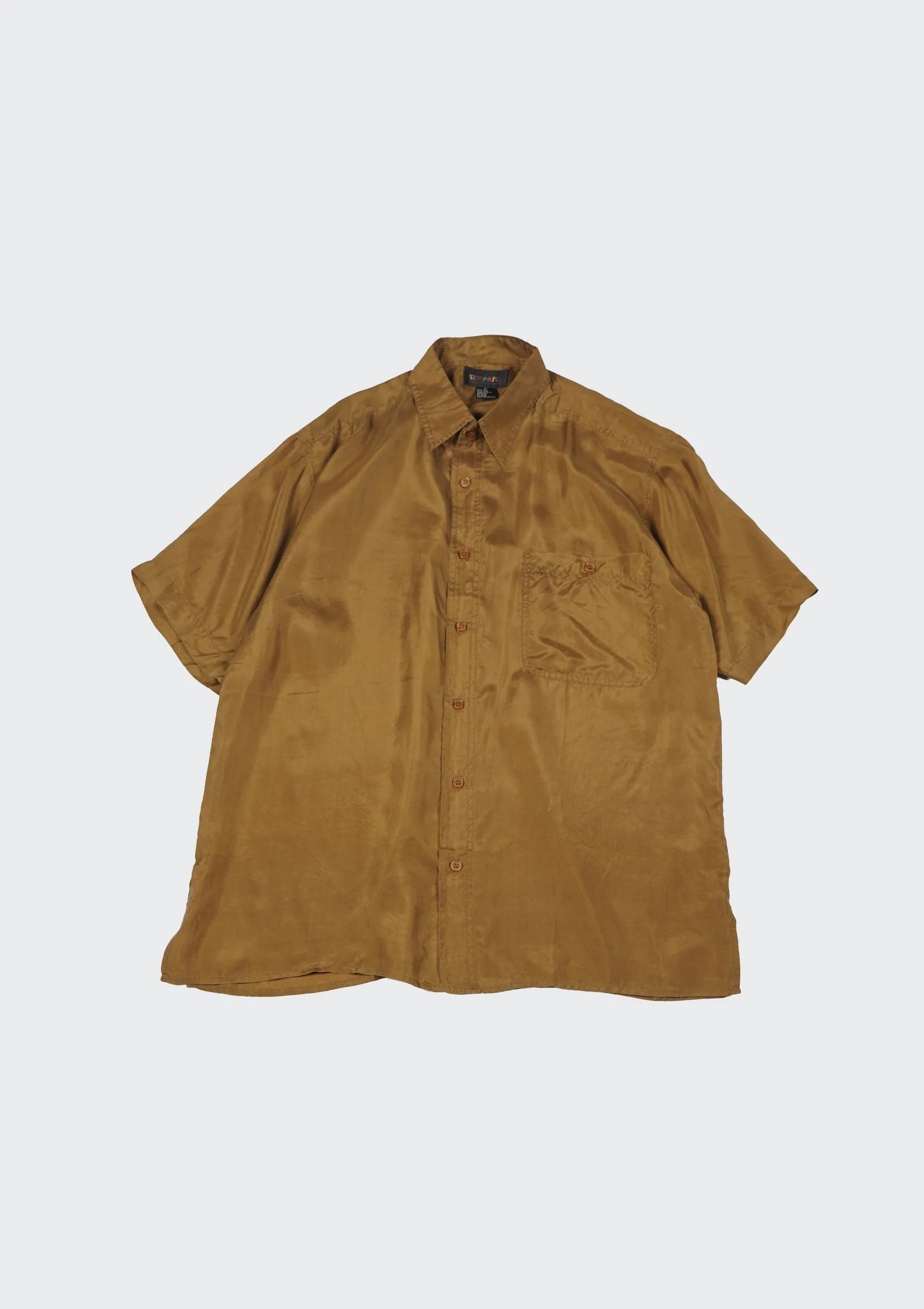 Silk Shirt Short Sleeve / Basic - Image 7