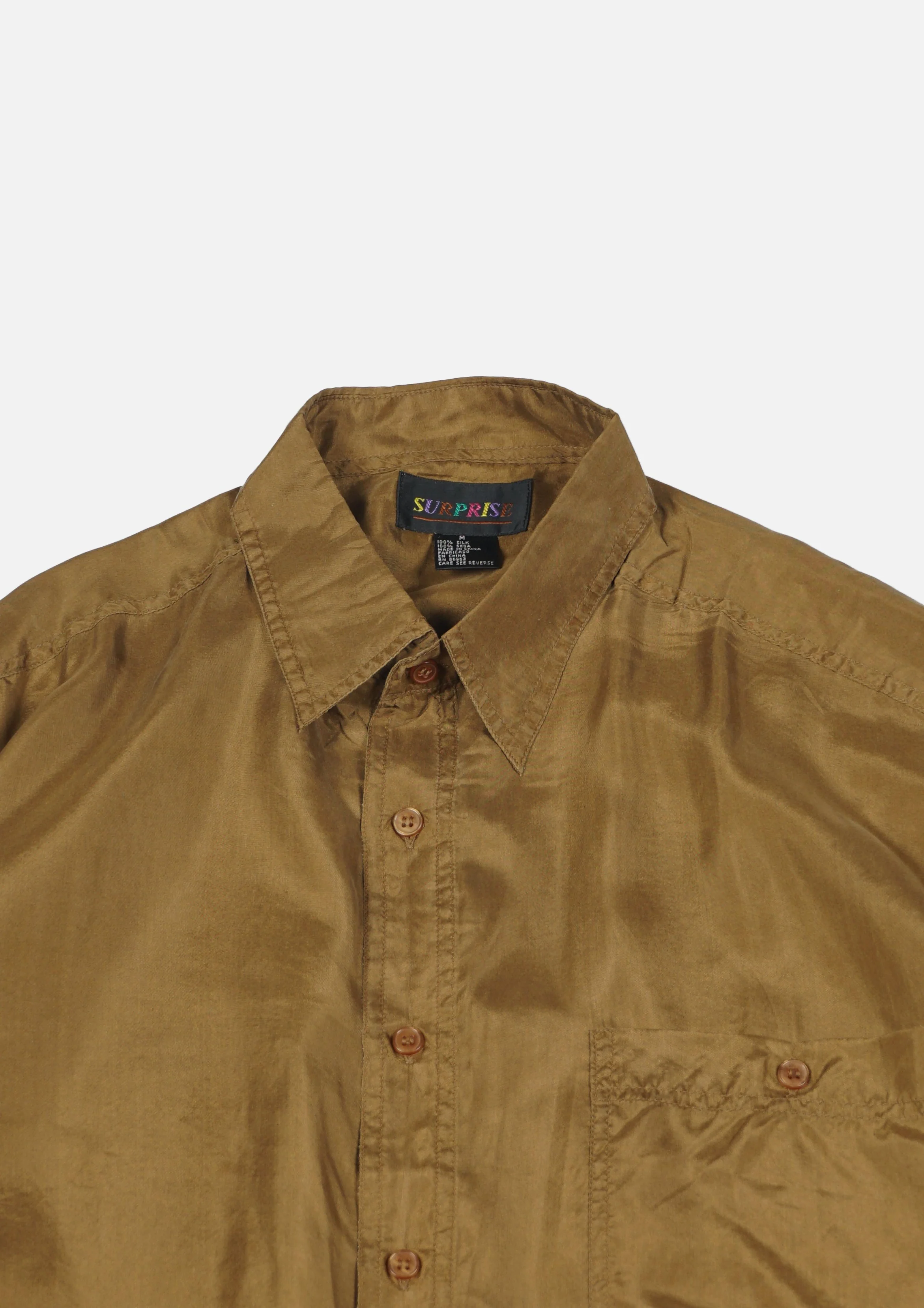 Silk Shirt Short Sleeve / Basic - Image 8