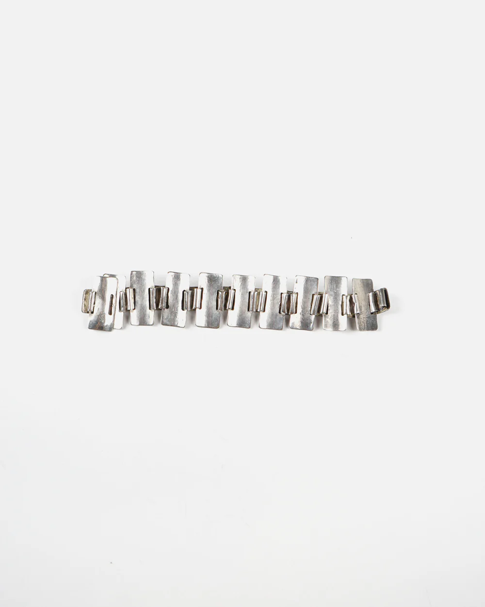 Silver x Amethyst Panel Bracelet - Image 5