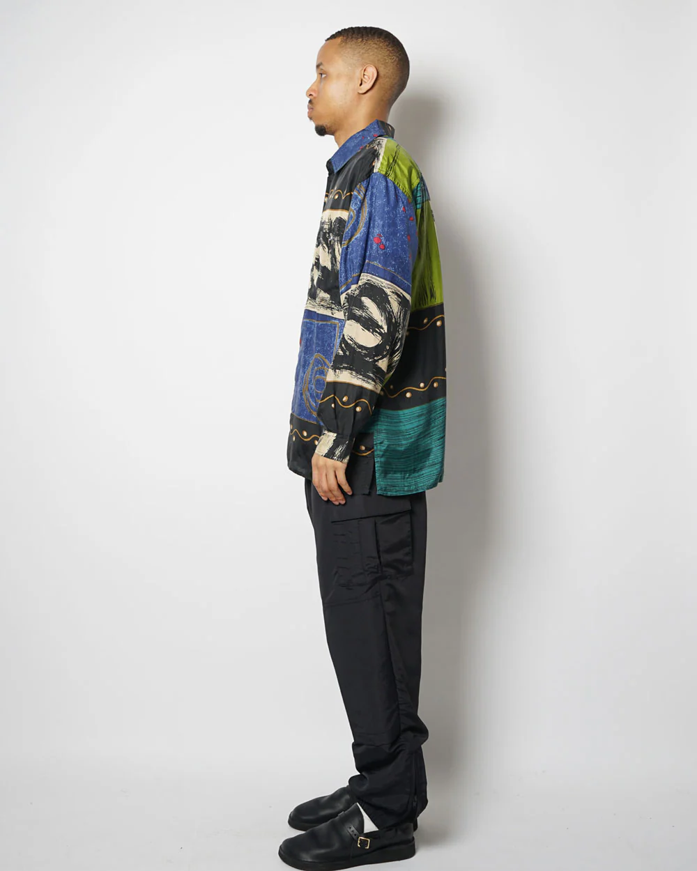 Silk Shirts Long Sleeve Patterned - Image 3