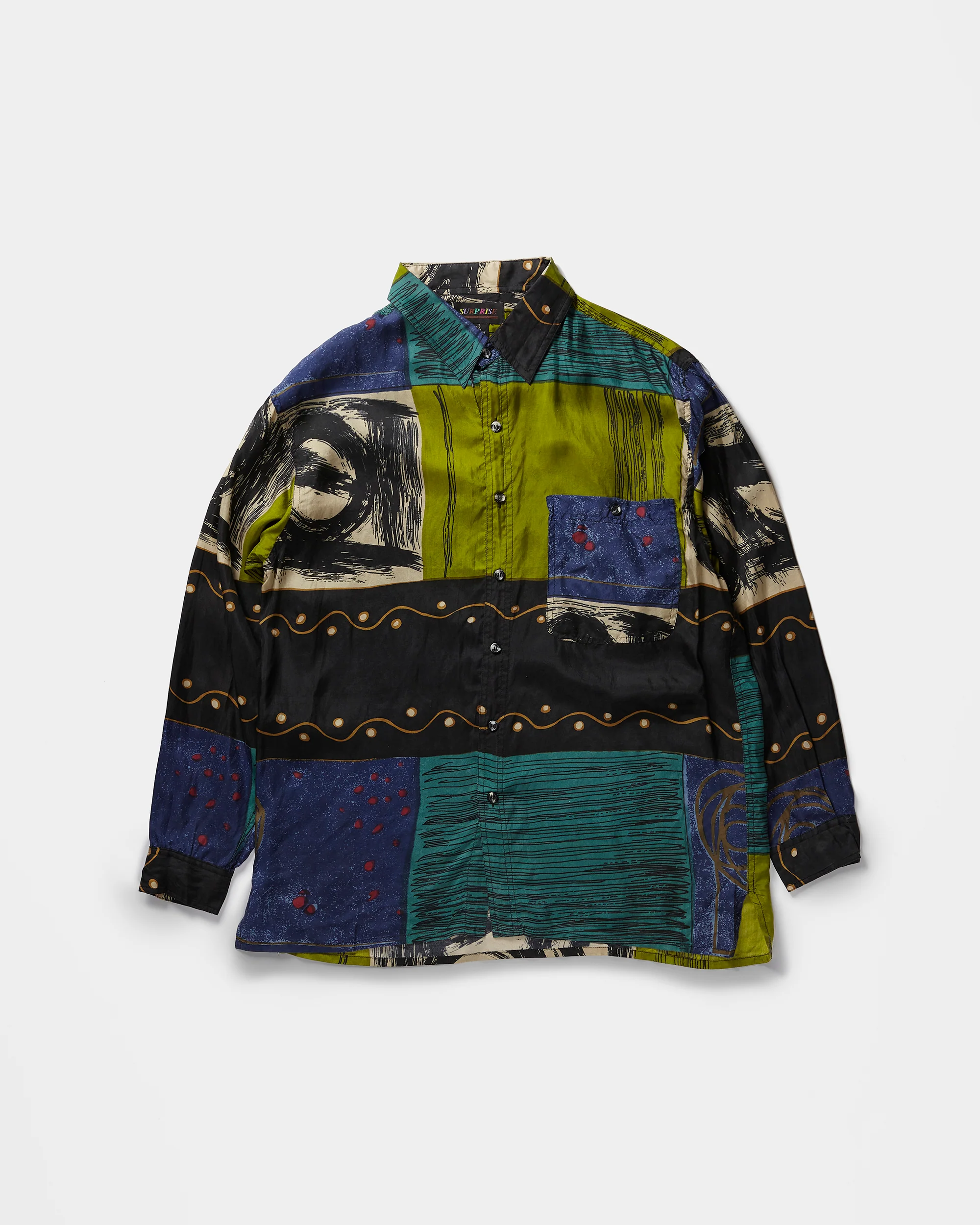 Silk Shirts Long Sleeve Patterned - Image 4